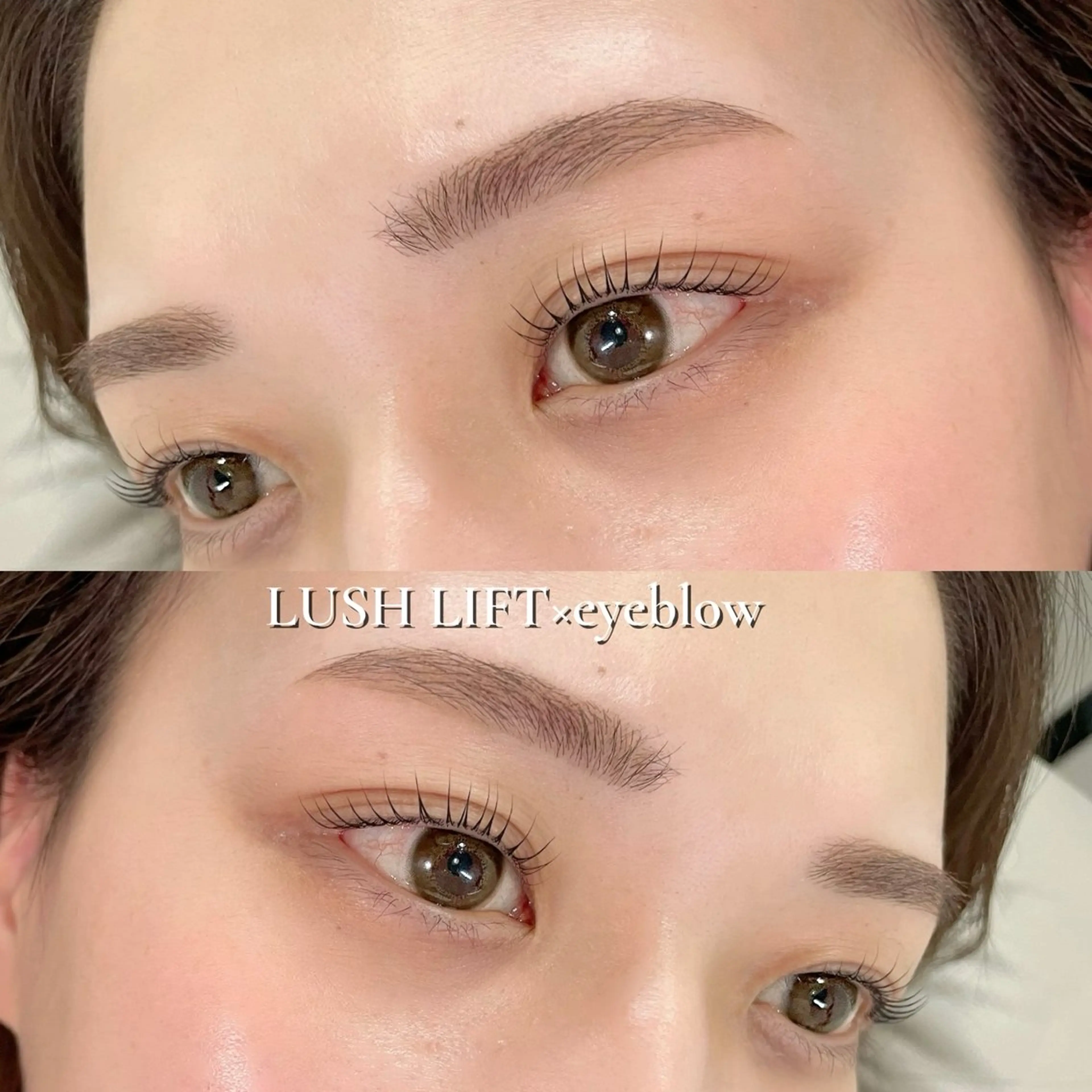 人気menu🫧ラッシュリフト×美眉スタイリングのセットメニューの写真