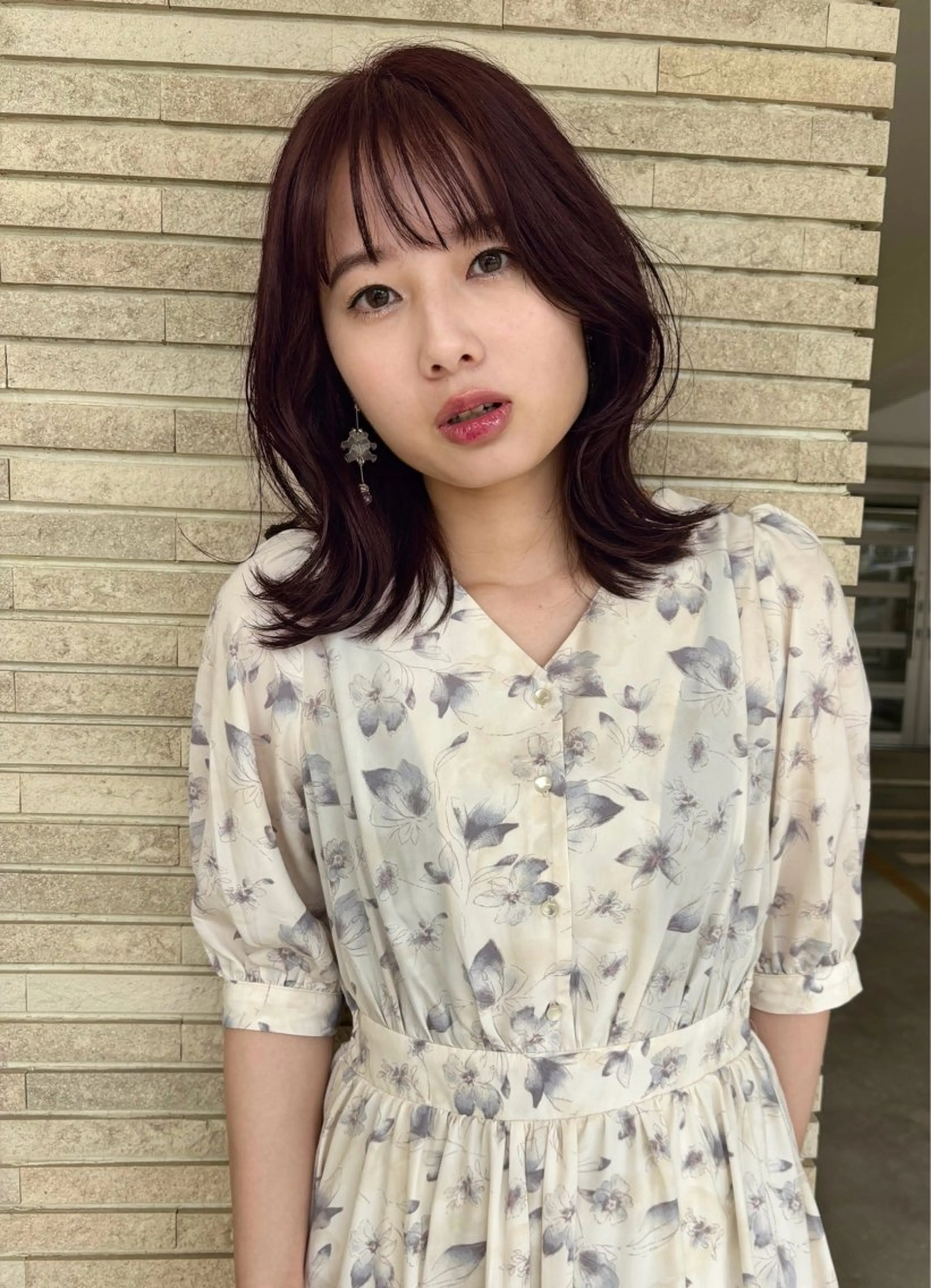 ミディアム カラー イルミナカラー カット ヘアカラー grand juteのヘアスタイル