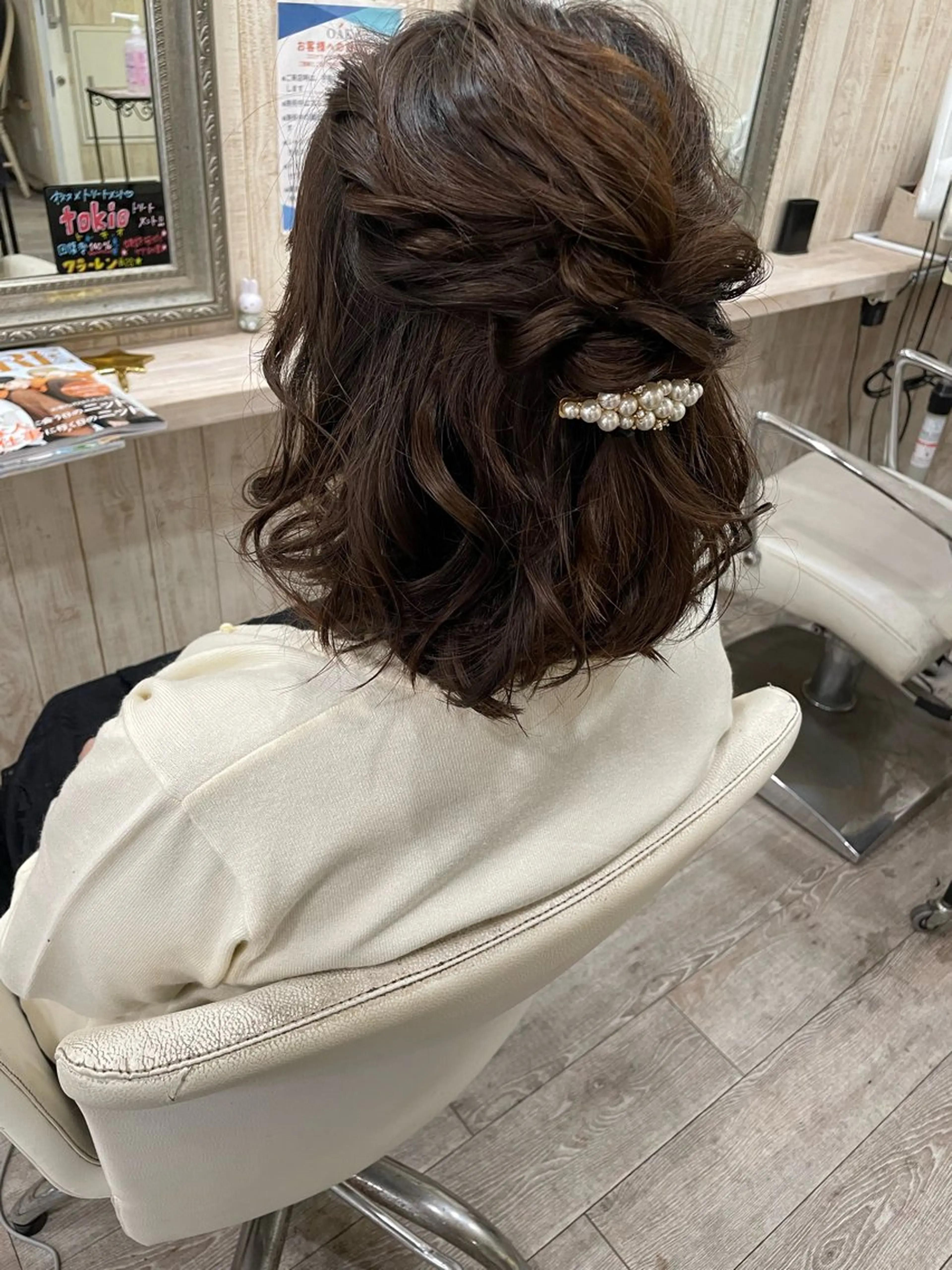 ヘアアレンジ ハーフアップ ヘアセット Connect Rumiのヘアスタイル