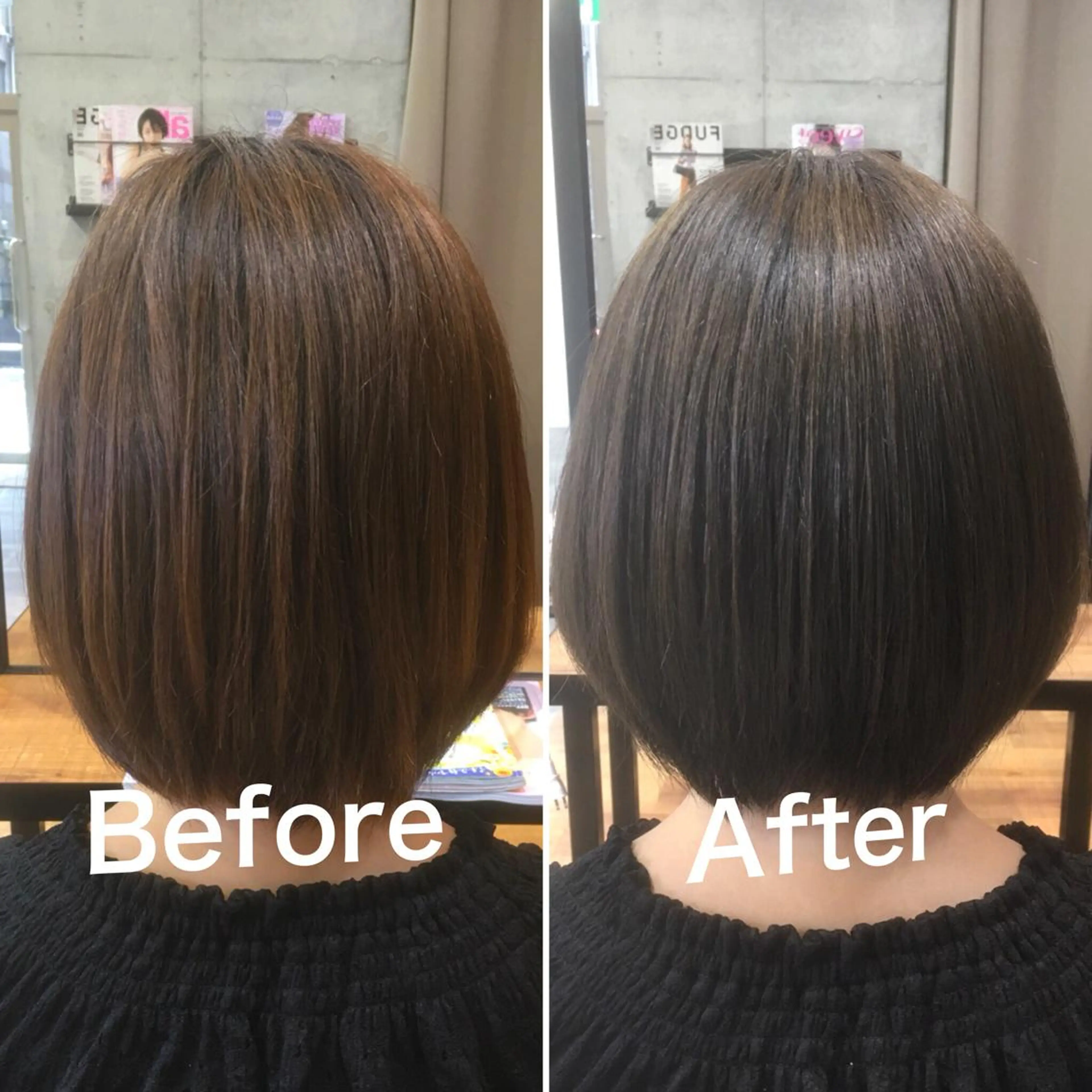 カラー アディクシーカラー オレンジ カット トリートメント 佐瀬竜矢PRIMAL /portのヘアスタイル