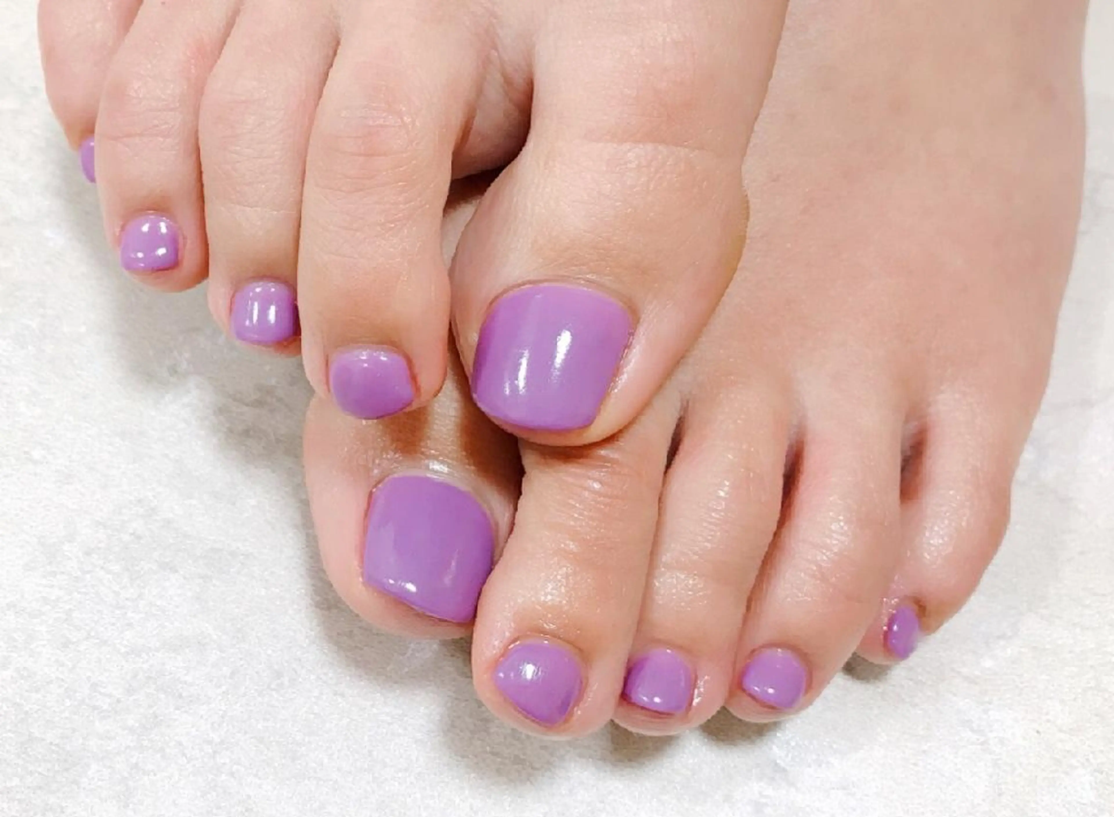 ネイル フットネイル ワンカラーネイル アネラ 北本店のマツエク・マツパデザイン