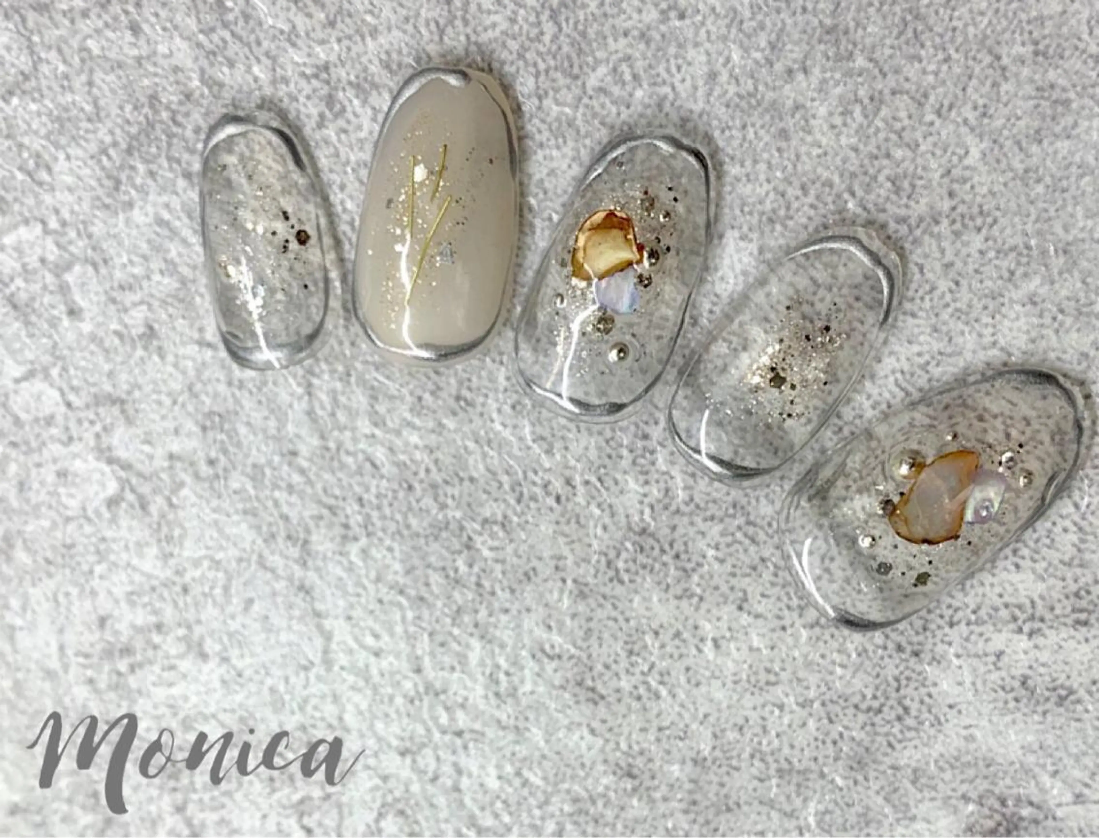 ネイル ニュアンスネイル nailsalon MONICAのネイルデザイン