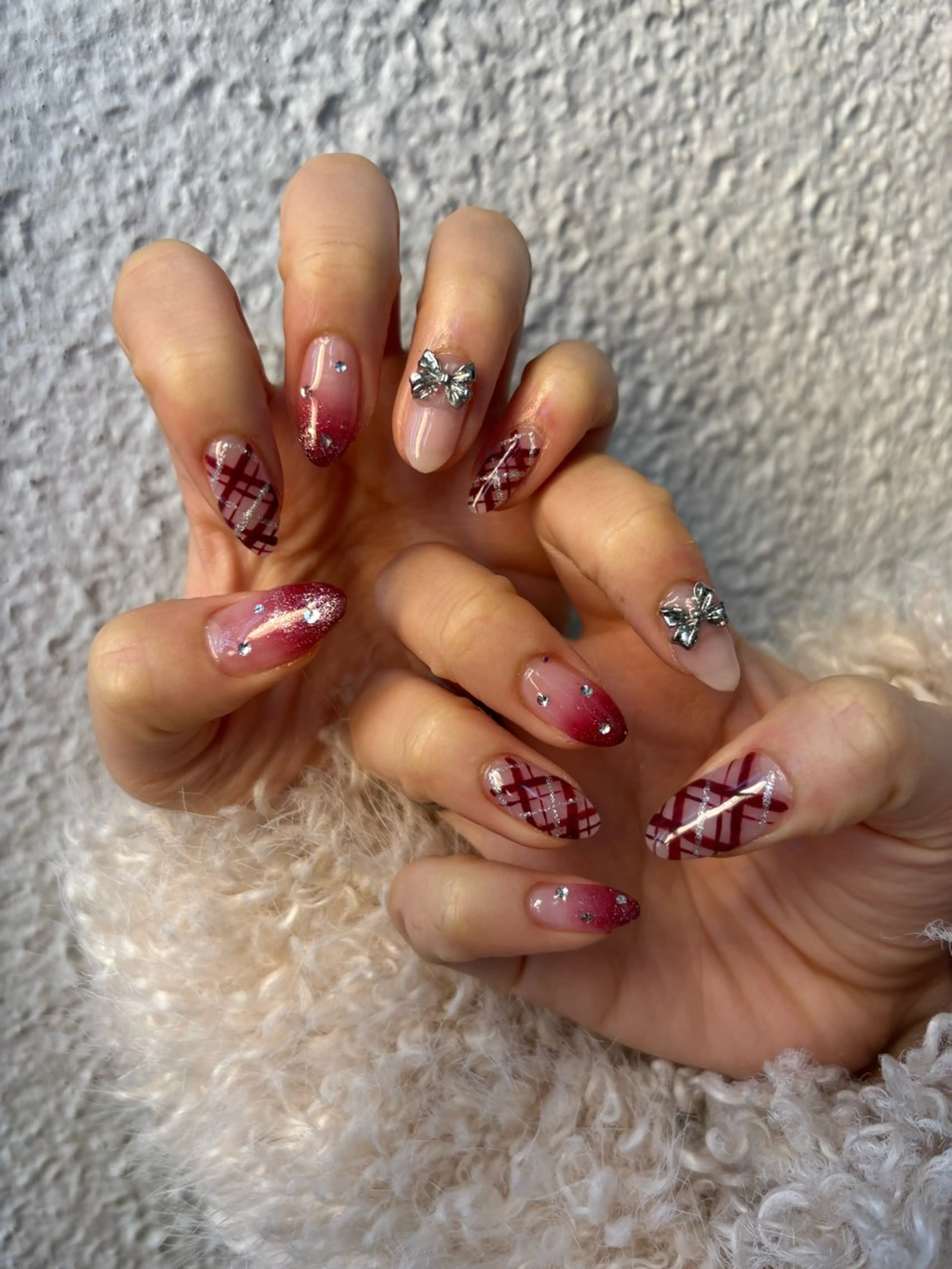 5000円🎉【オフなし】時間内パーツ乗せ放題🍓💎🥝💎🍓💎🥝キャンペーン価格 持ち込みデザイン/痛ネイルの写真