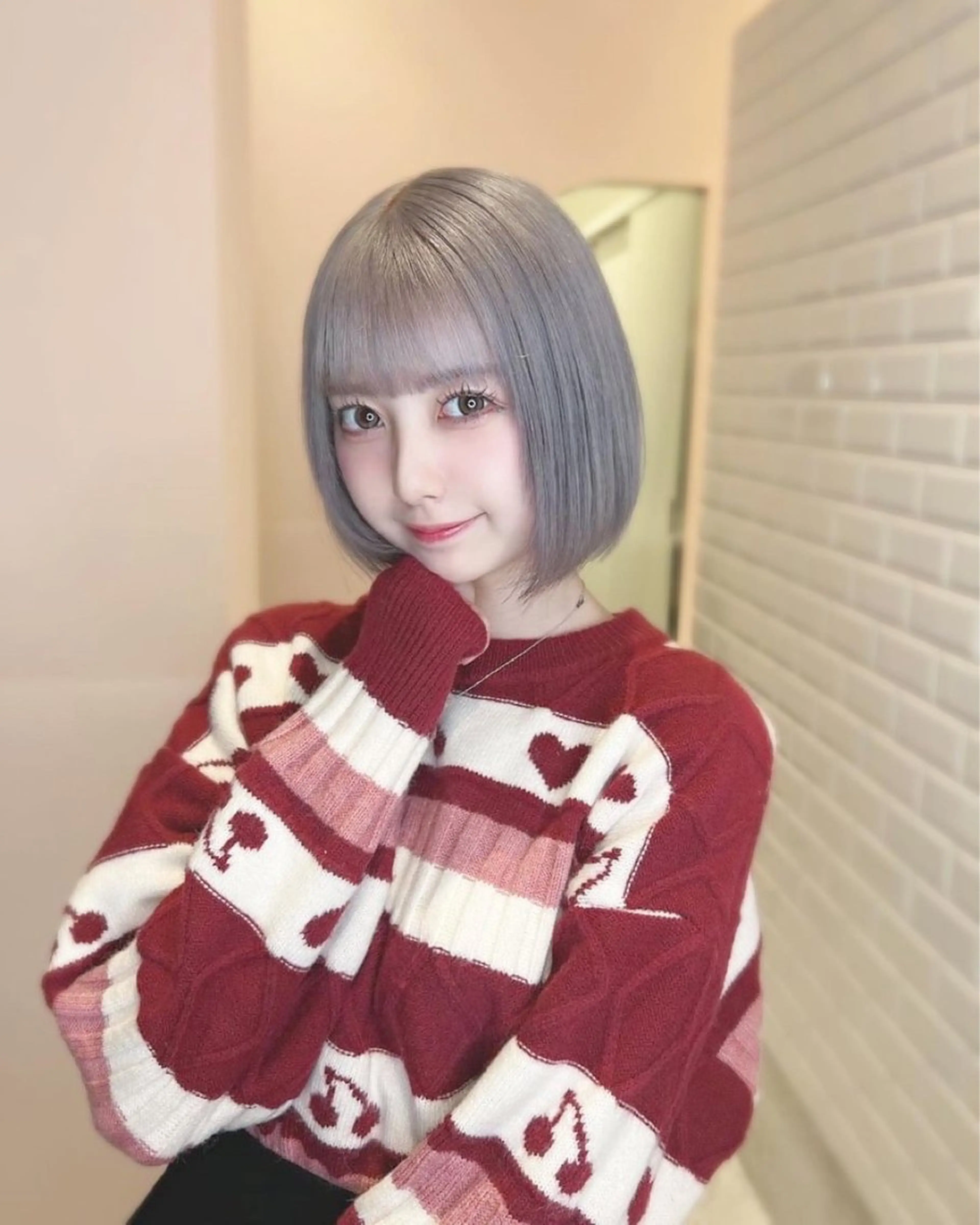 ミディアム カラー ヘアカラー トリートメント ヘアセット M.O.D渋谷所属・🫧渋谷美容師 たくみ🫧のヘアスタイル