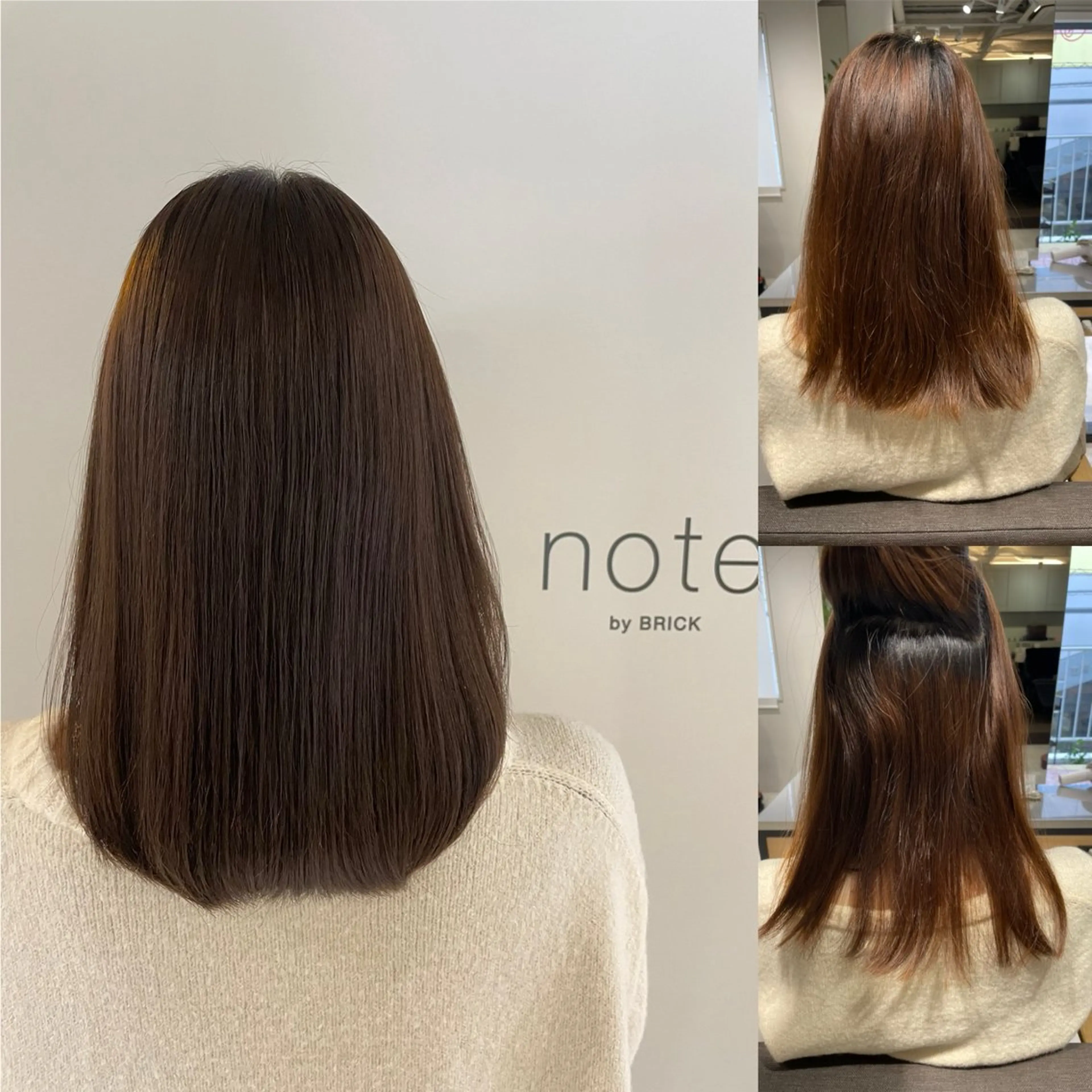 ミディアム 縮毛矯正 note.byBRICK所属・村上 晋平のヘアスタイル