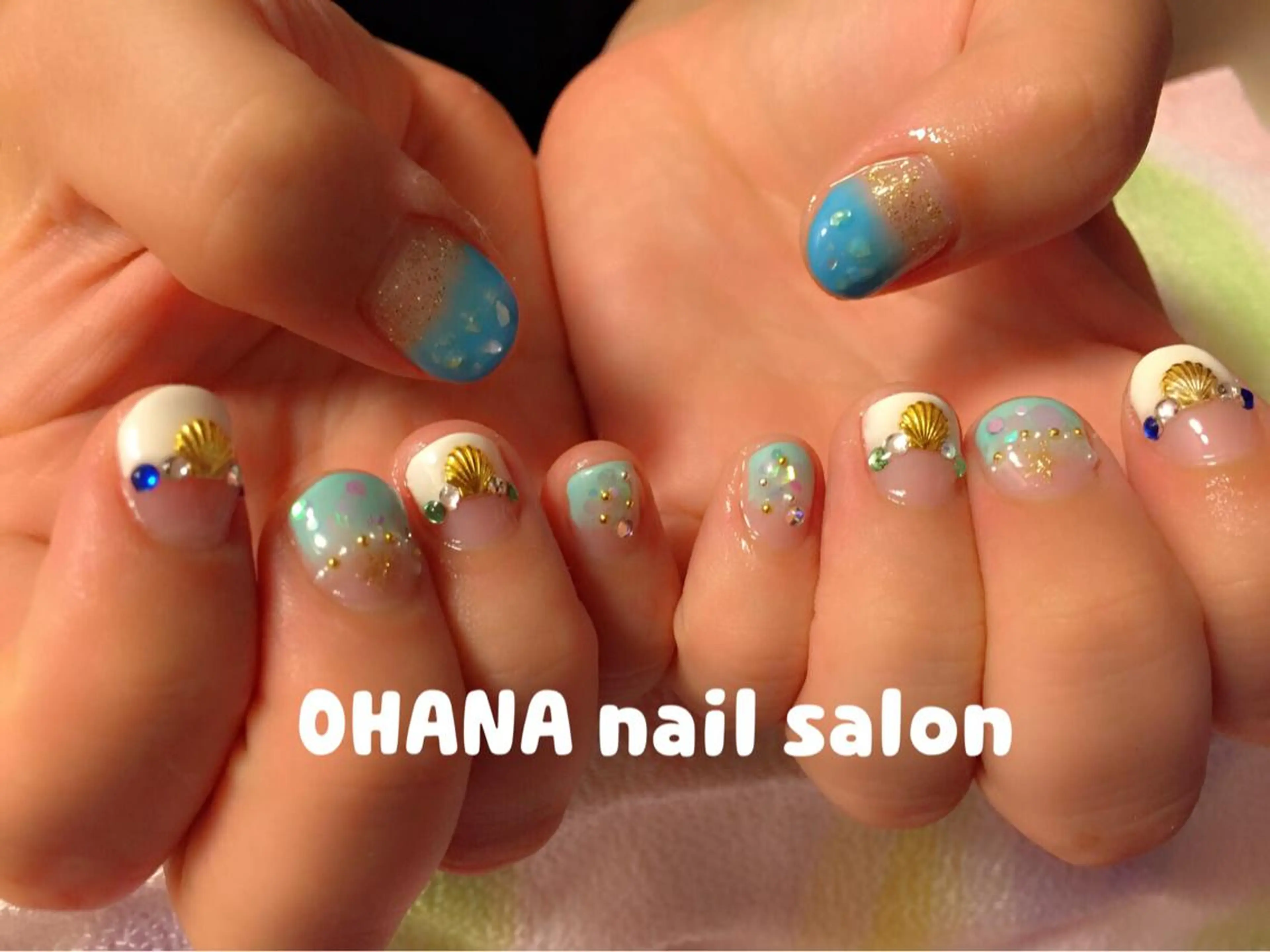 ネイル 夏ネイル 那覇🏝️台湾人 ネイリストSHIUのネイルデザイン