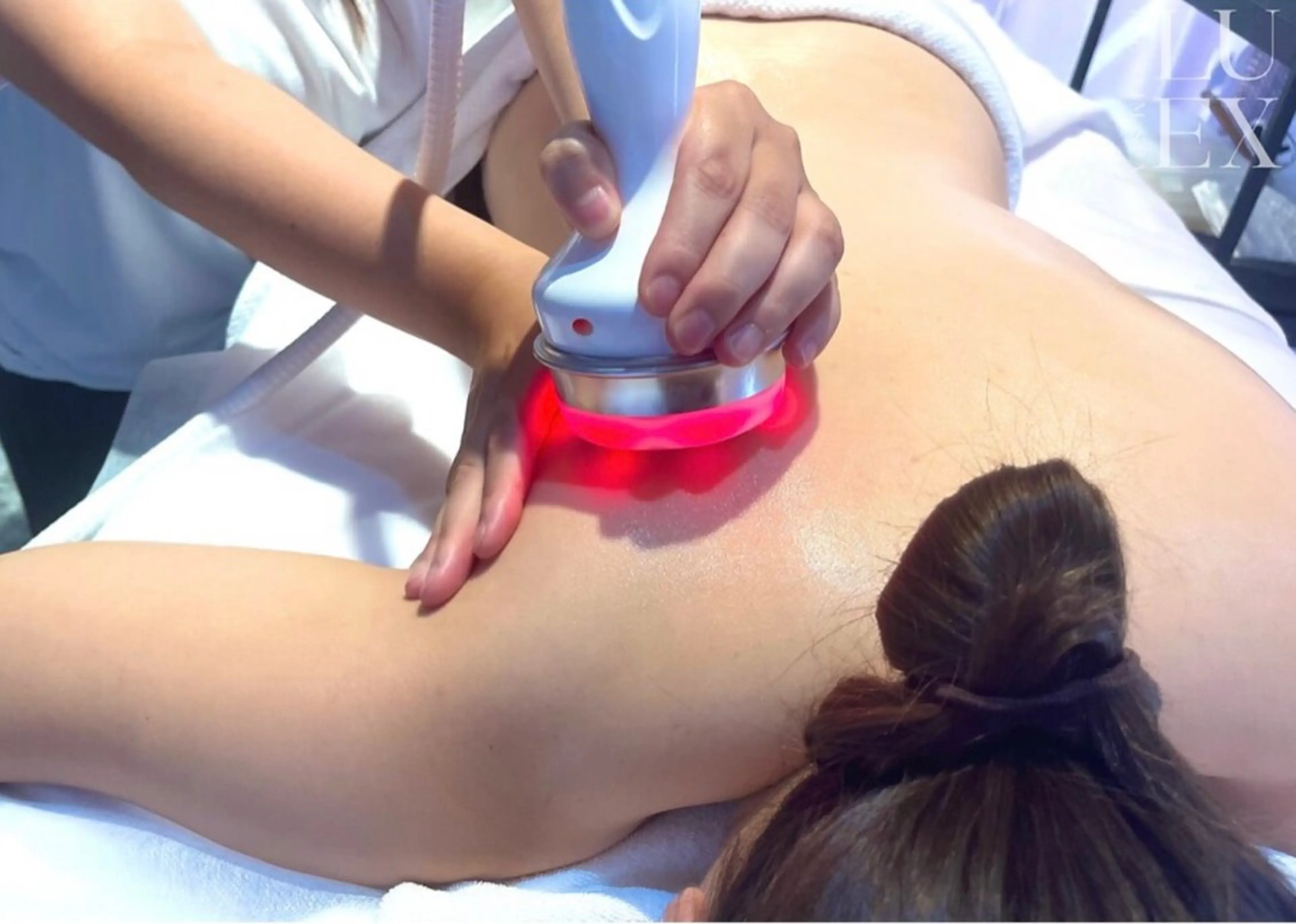 よもぎ蒸し🌿発汗×上半身集中80分コース【二の腕、わき肉、腰肉、お腹】温め後のマシーン施術が超コスパ痩せ◎の写真