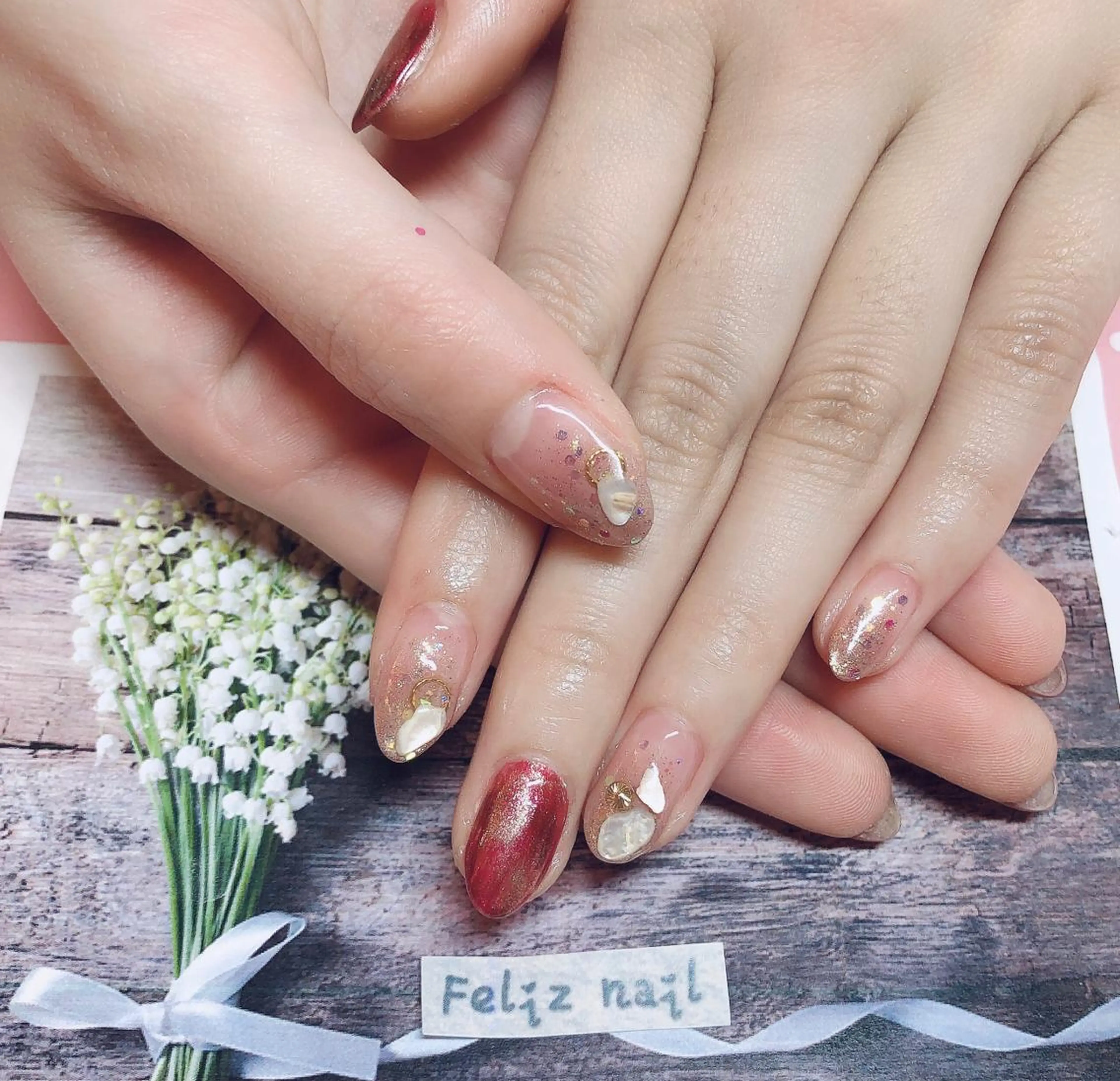 ネイル ジェルネイル パラジェル ハンドネイル ユキカ （ネイリスト）のネイルデザイン