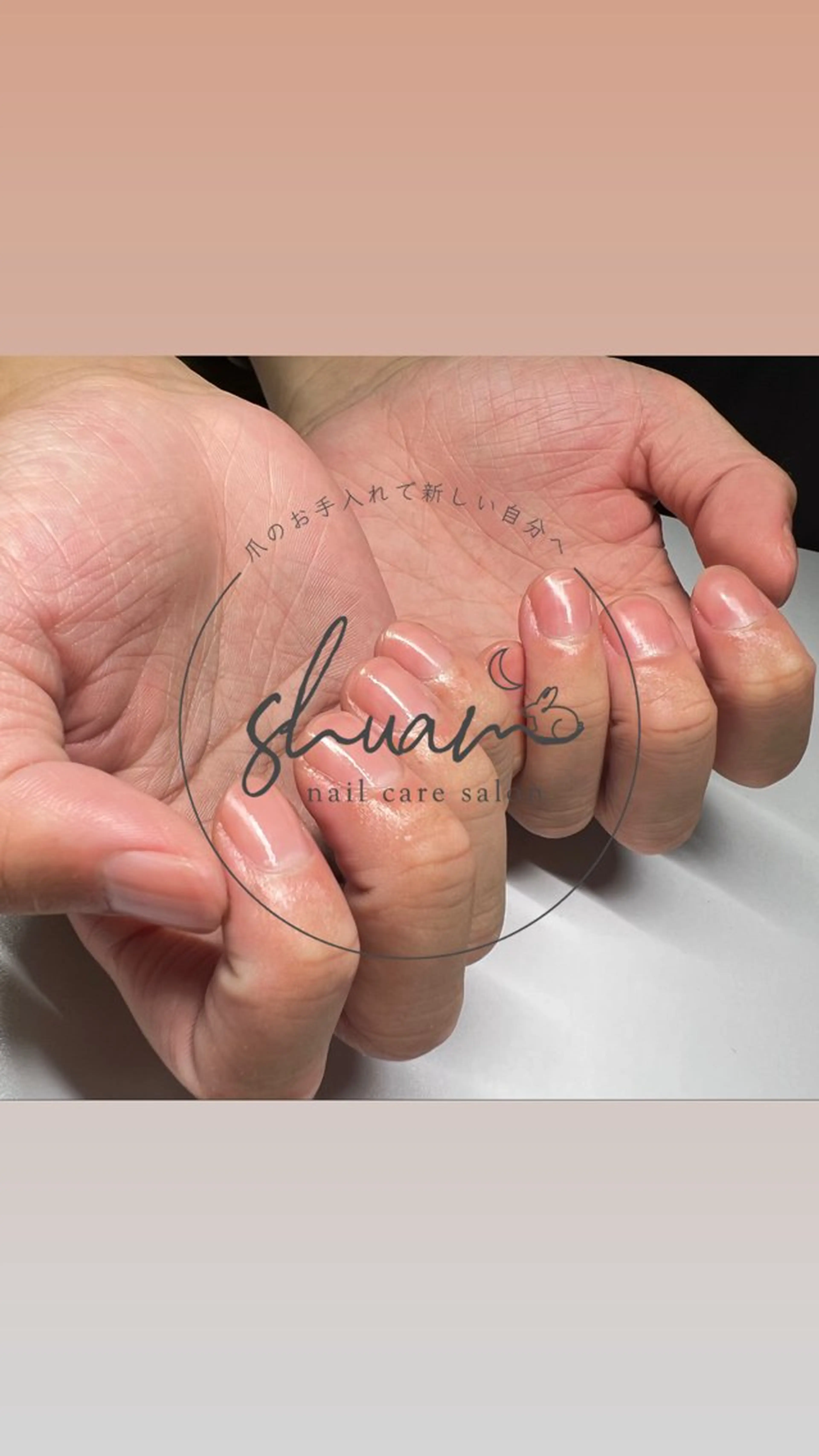 メンズ ネイル 爪ケア/深爪 自爪育成 🐰えむのネイルデザイン