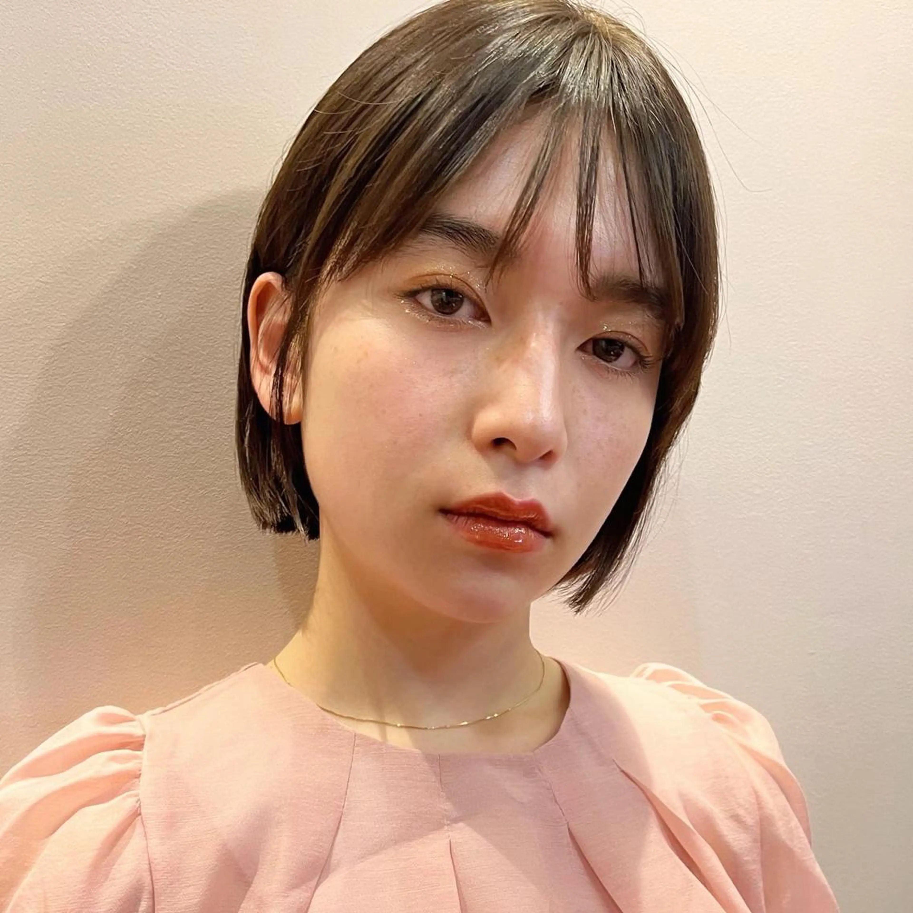 ショート カラー カット ヘアカラー トリートメント 🌱小顔ヘア/ボブ ミディアム/双葉🌱のヘアスタイル