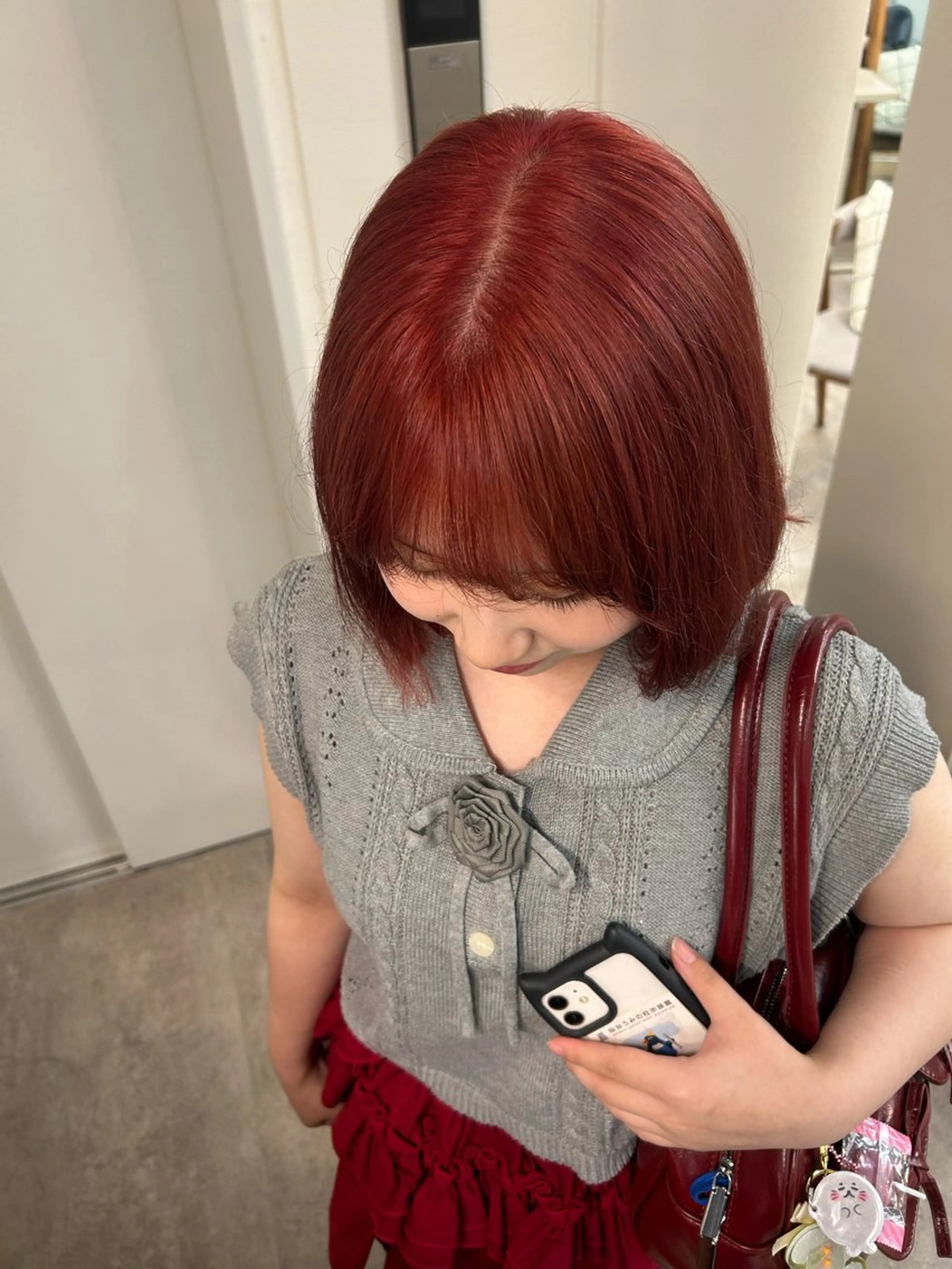 カラー 松谷 瑞姫のヘアスタイル