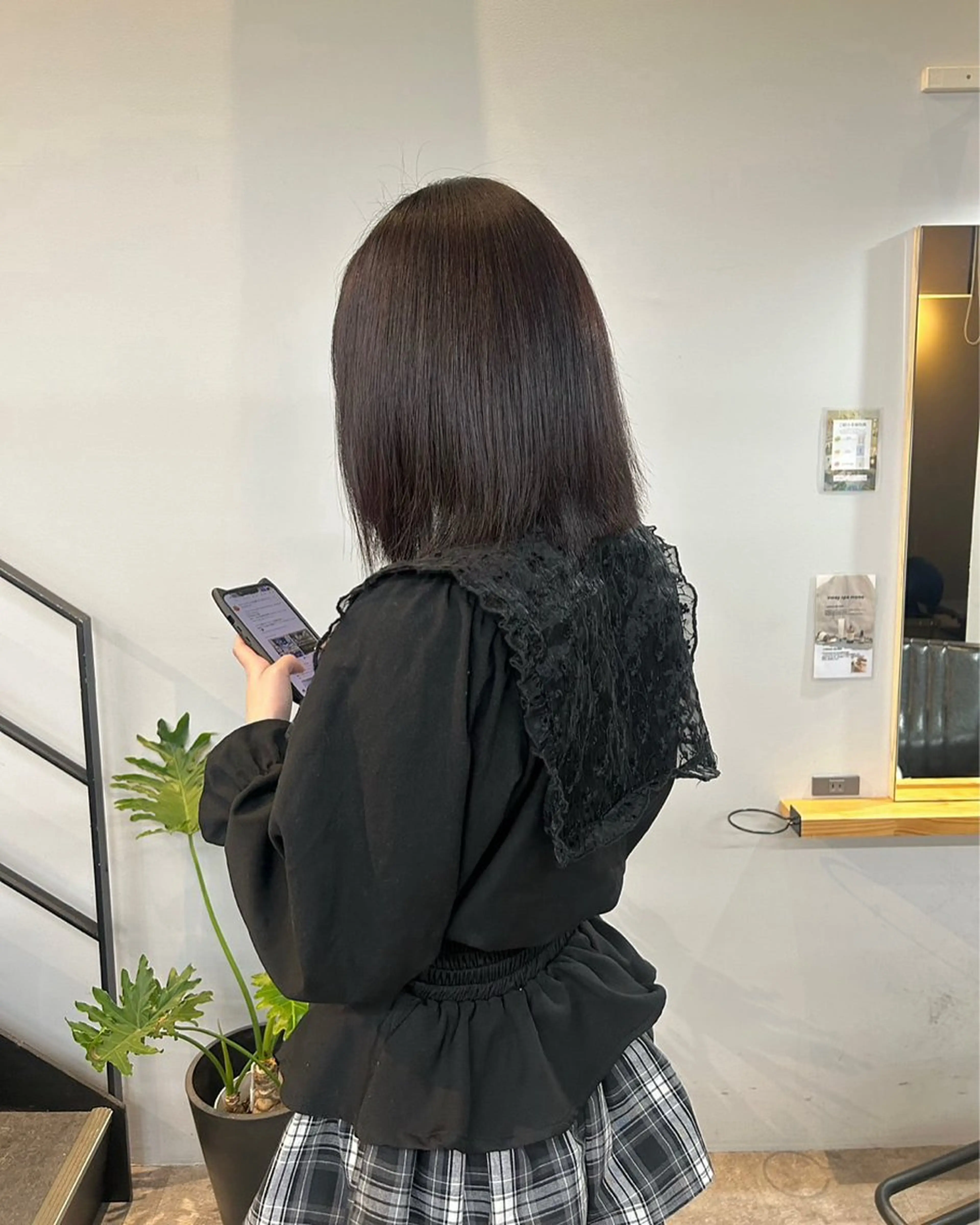 ミディアム 美髪縮毛矯正/ 髪質改善/岩田一駿のヘアスタイル