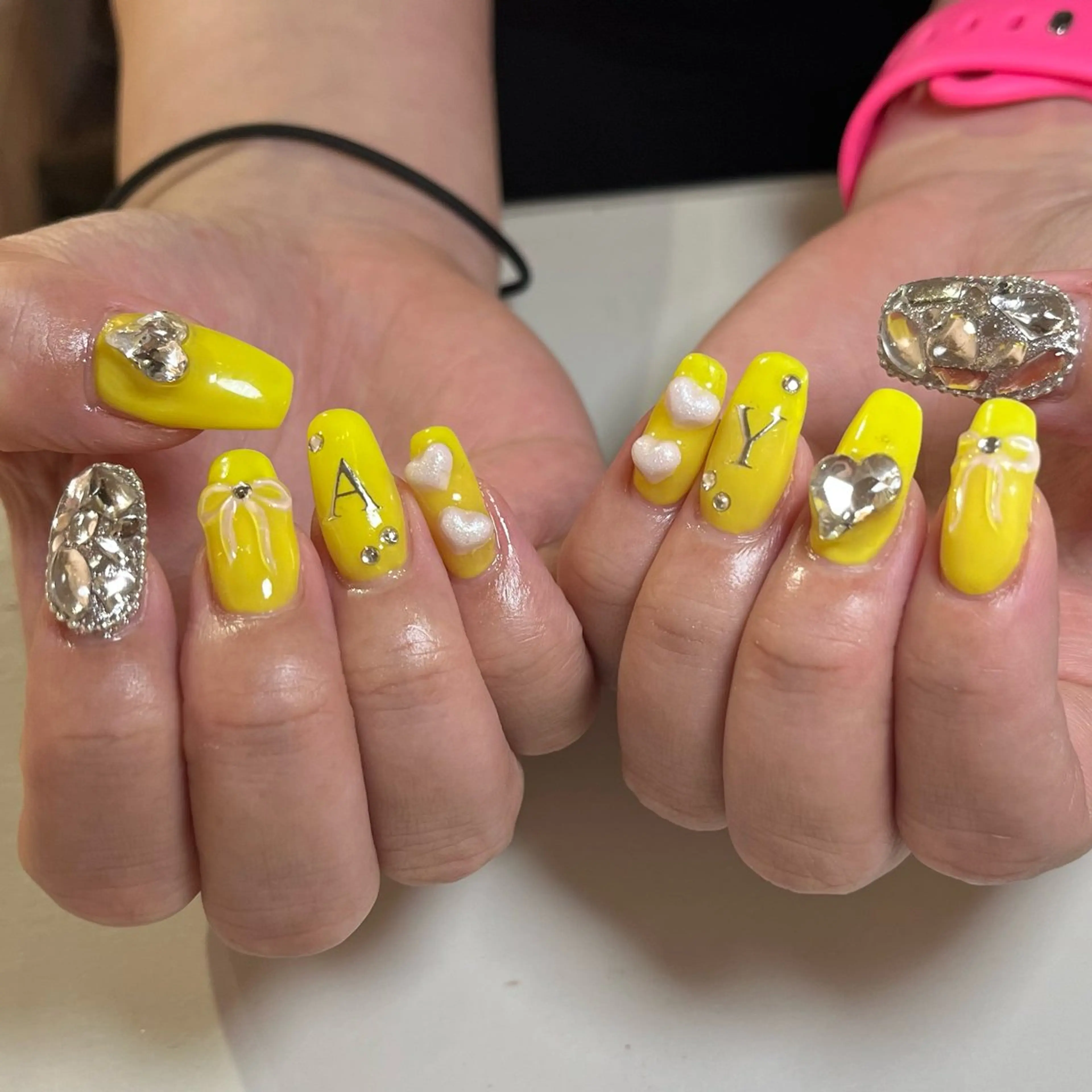 ネイル ハンドネイル D.d Haruka /y2k/持ち込みのネイルデザイン