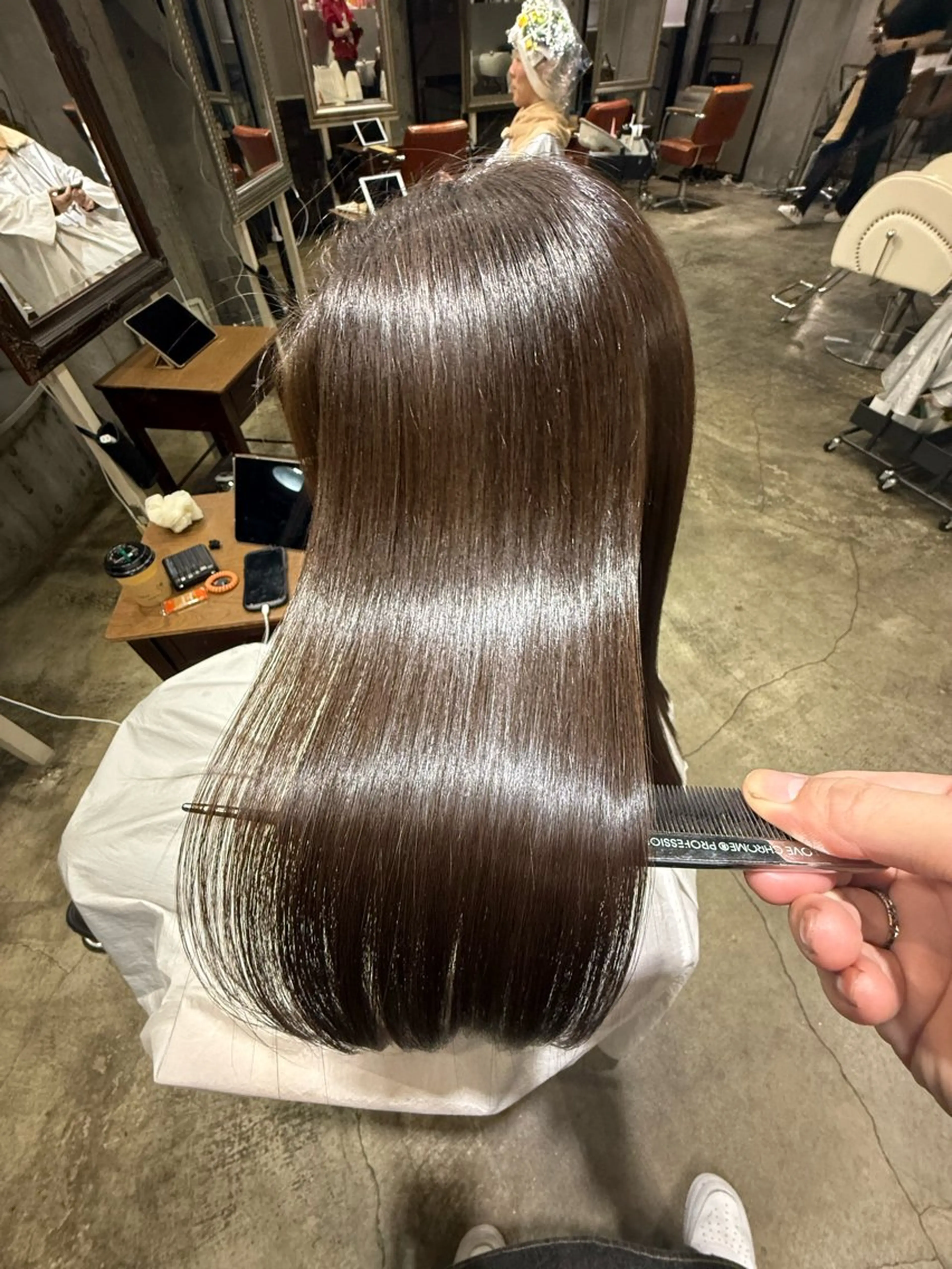 ロング パーマ 縮毛矯正 カット 縮毛矯正 トリートメント 🌈髪質改善💕 縮毛矯正✨青木まで✨のヘアスタイル