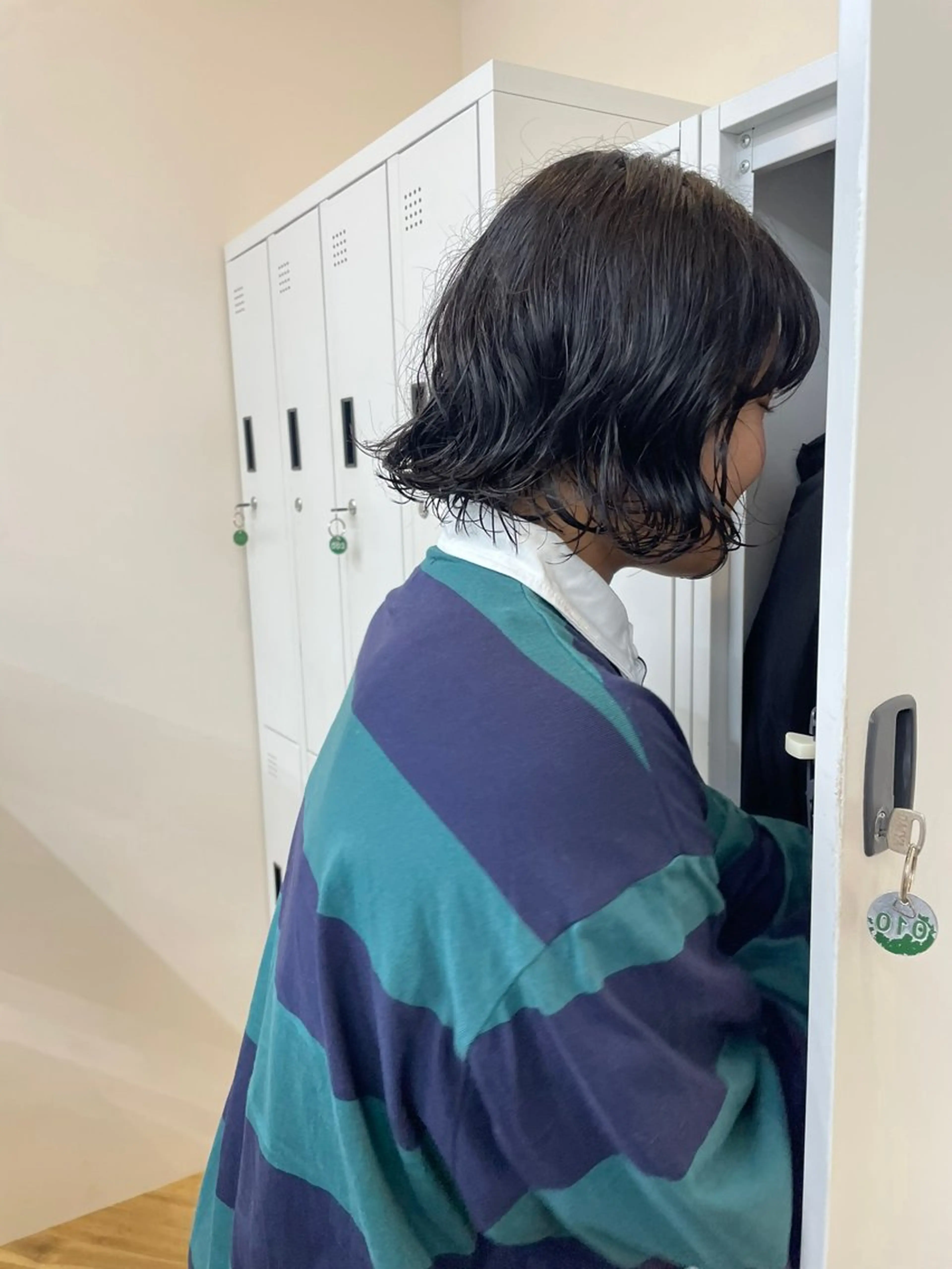 ショート パーマ カットモデル/ ハイトーン/ゆうあのヘアスタイル