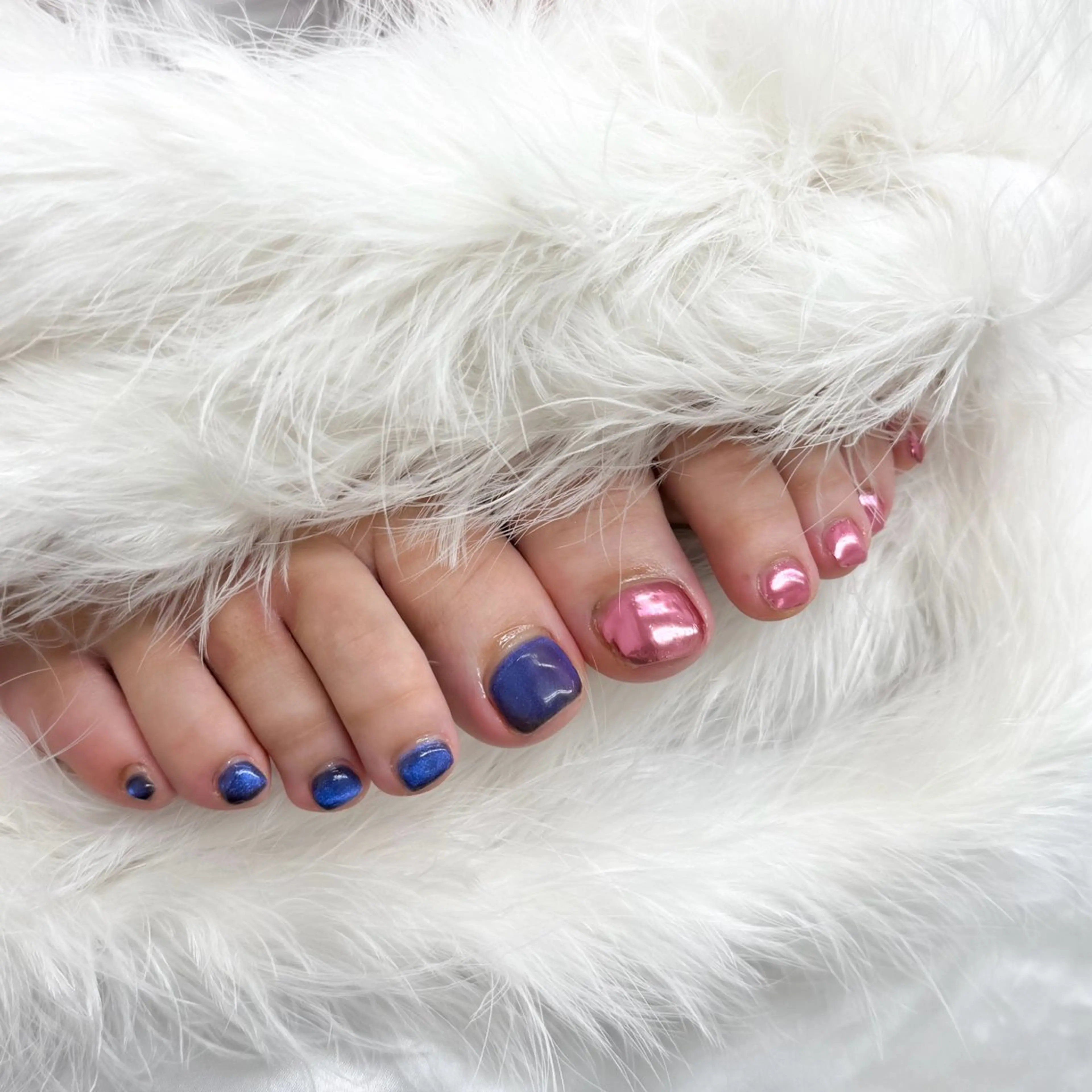 【オフ有】 フット ちゅるんマグネットorフラッシュネイル🌟 パラジェル変更可♥ 銀座/有楽町の写真