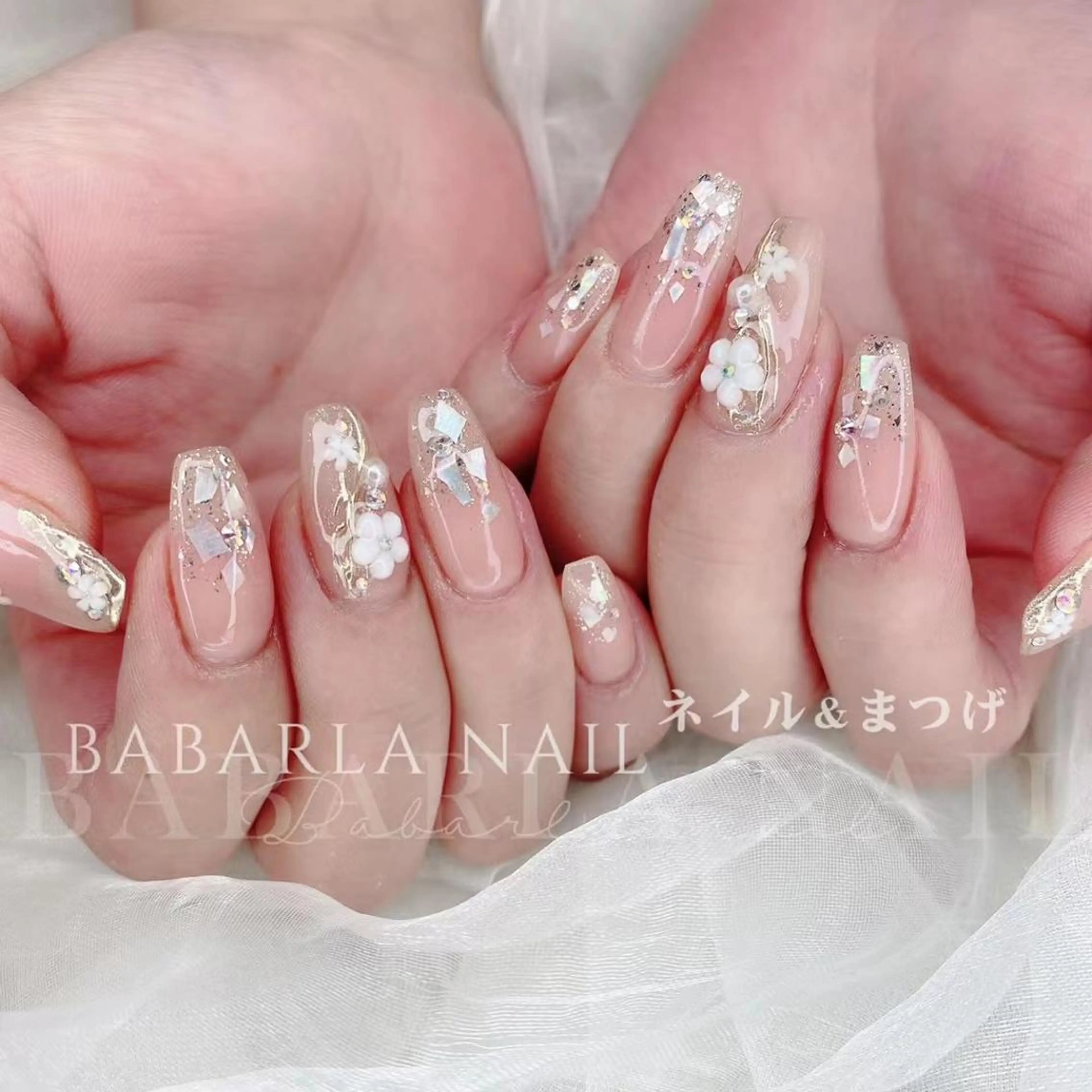 ネイル フラワーネイル Babarla Nailのネイルデザイン