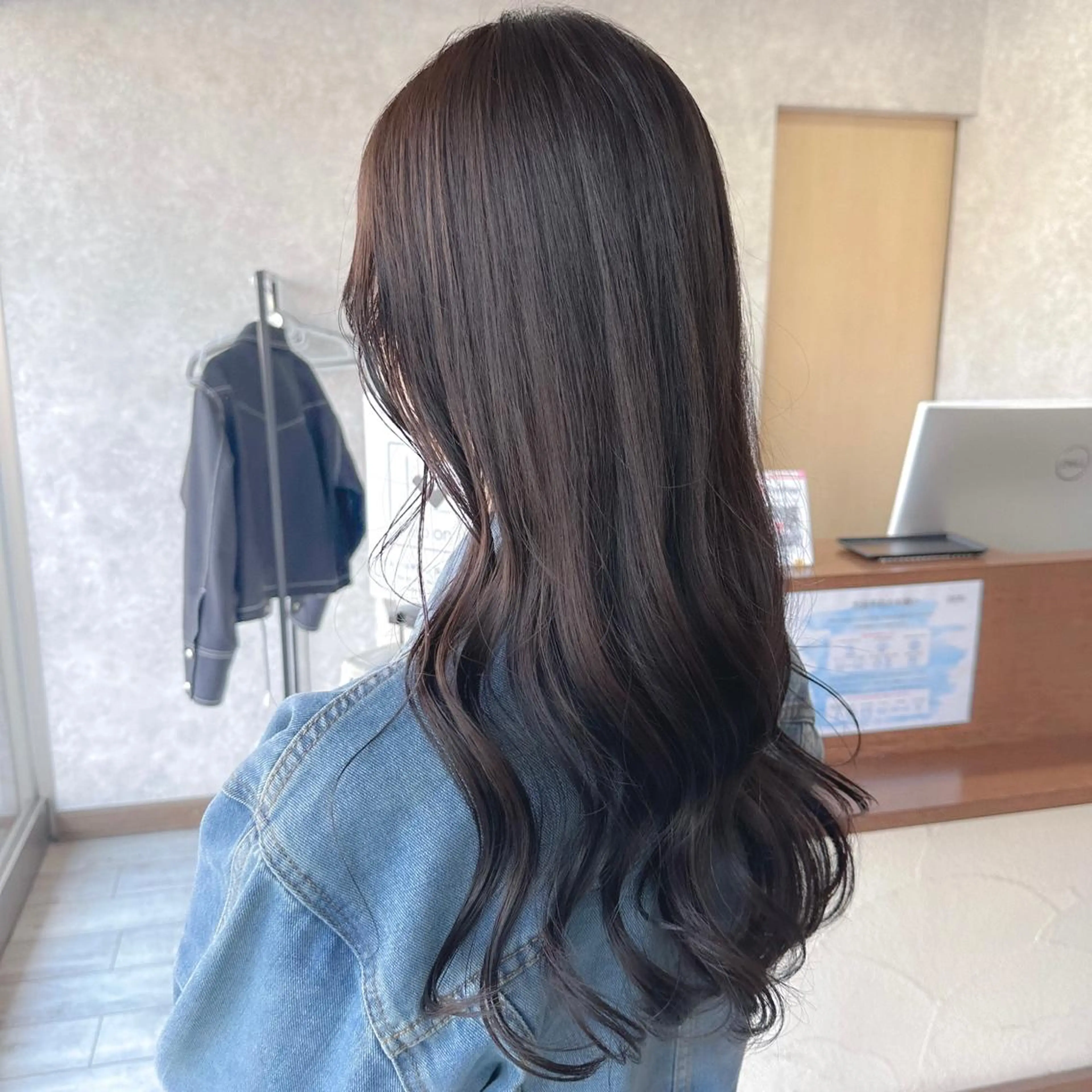 ロング カラー グレージュ ヘアカラー トリートメント 高橋 みく/ minim 暖色のヘアスタイル