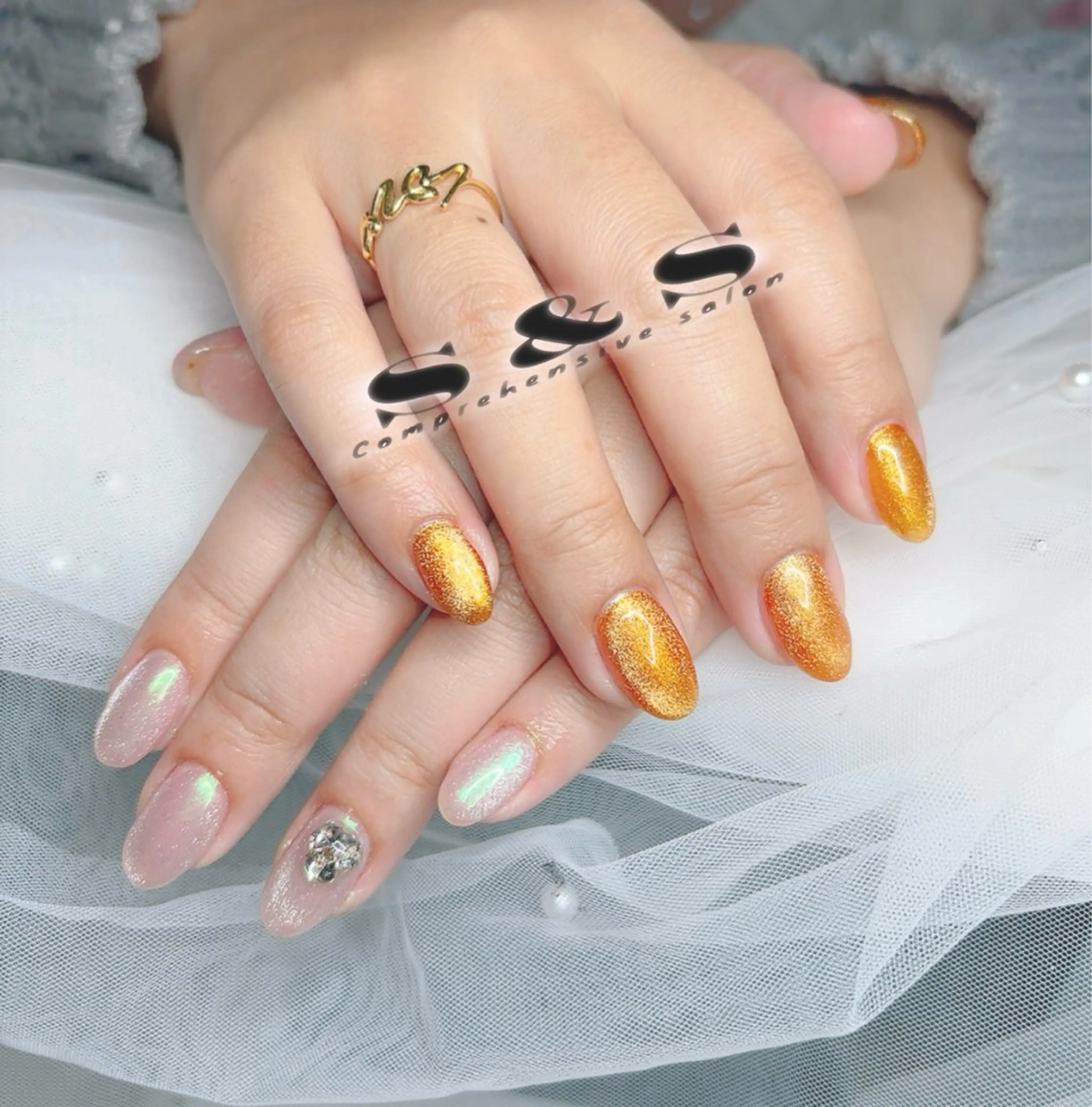 ネイル 長さ出し メンズネイル 持ち込み S&S 村田小百合のネイルデザイン