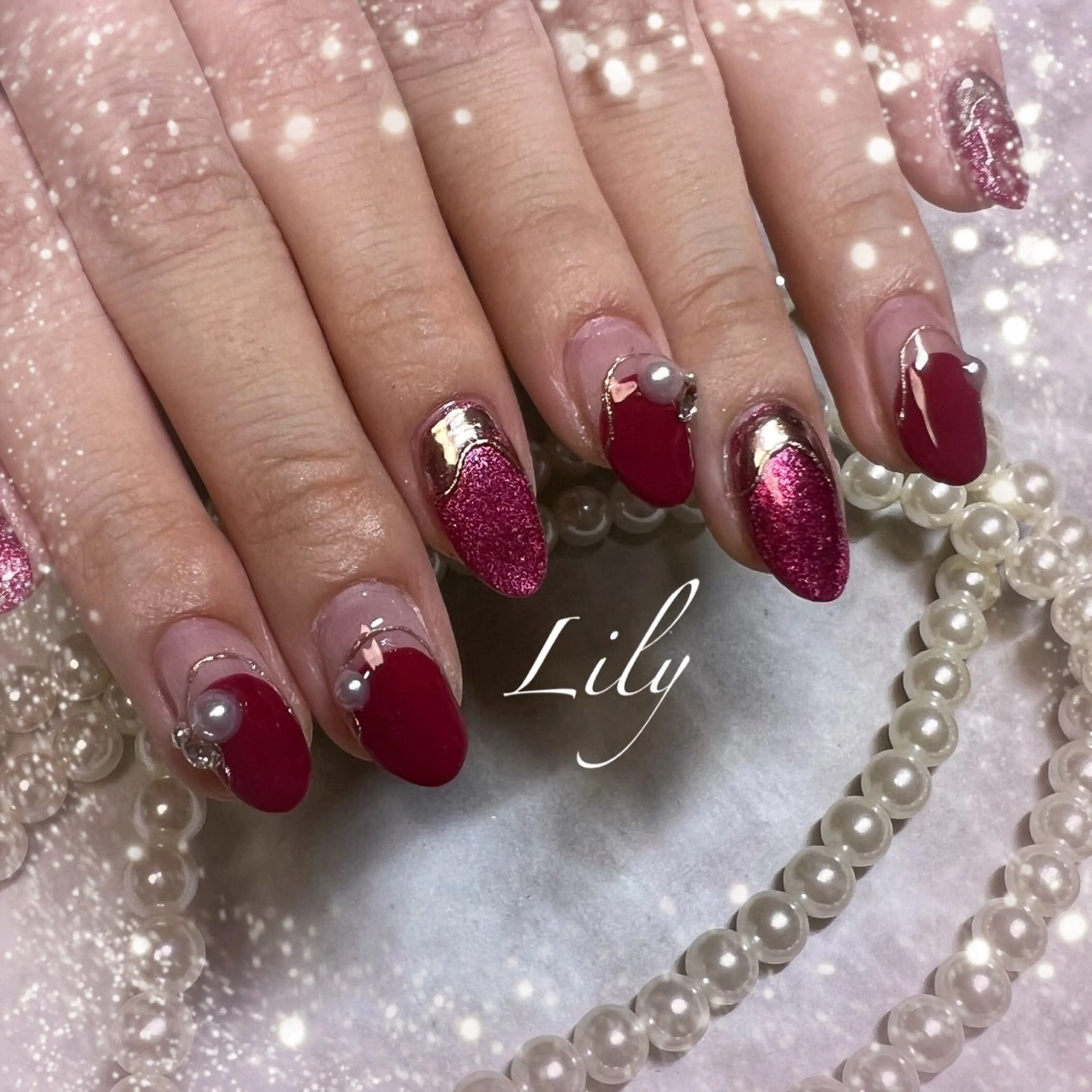 ネイル ハンドネイル Nailsalon Lilyのネイルデザイン