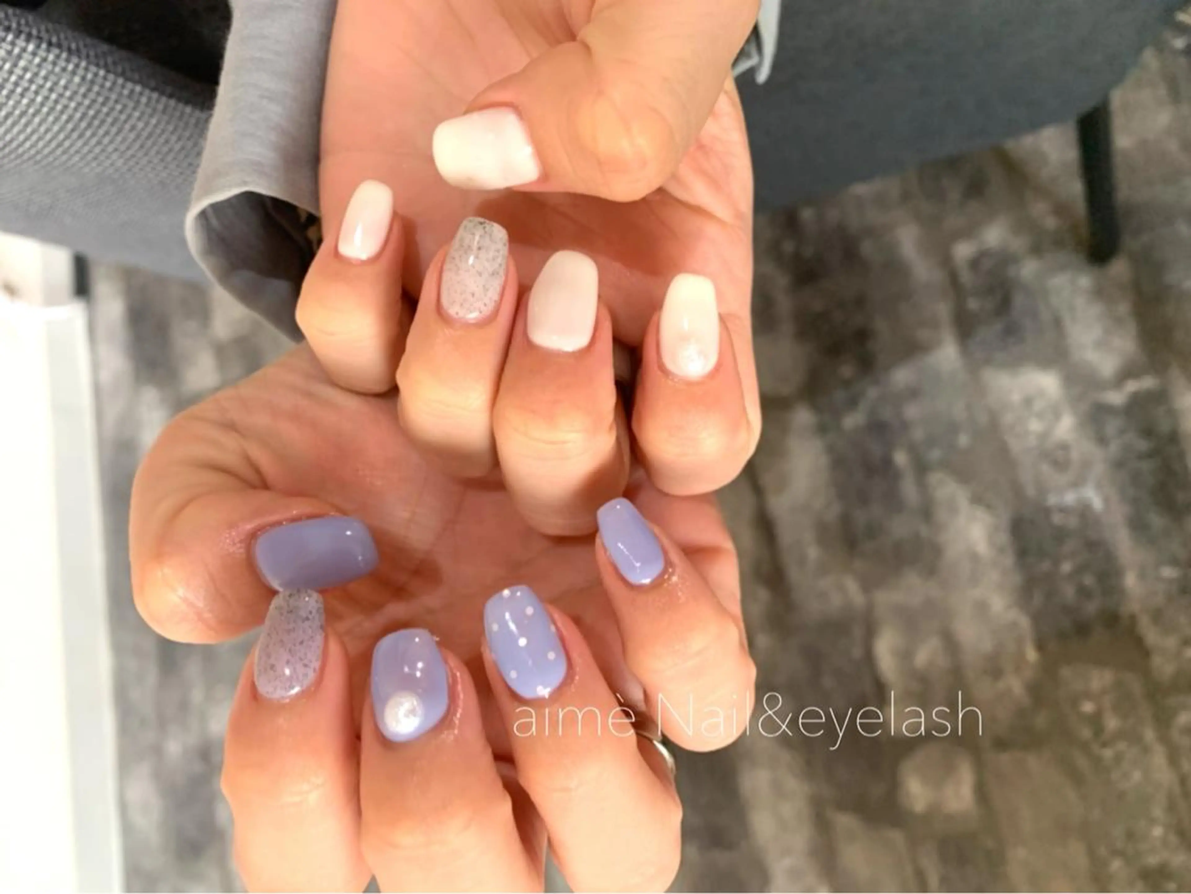 ネイル ドット aime 中崎町のネイルデザイン