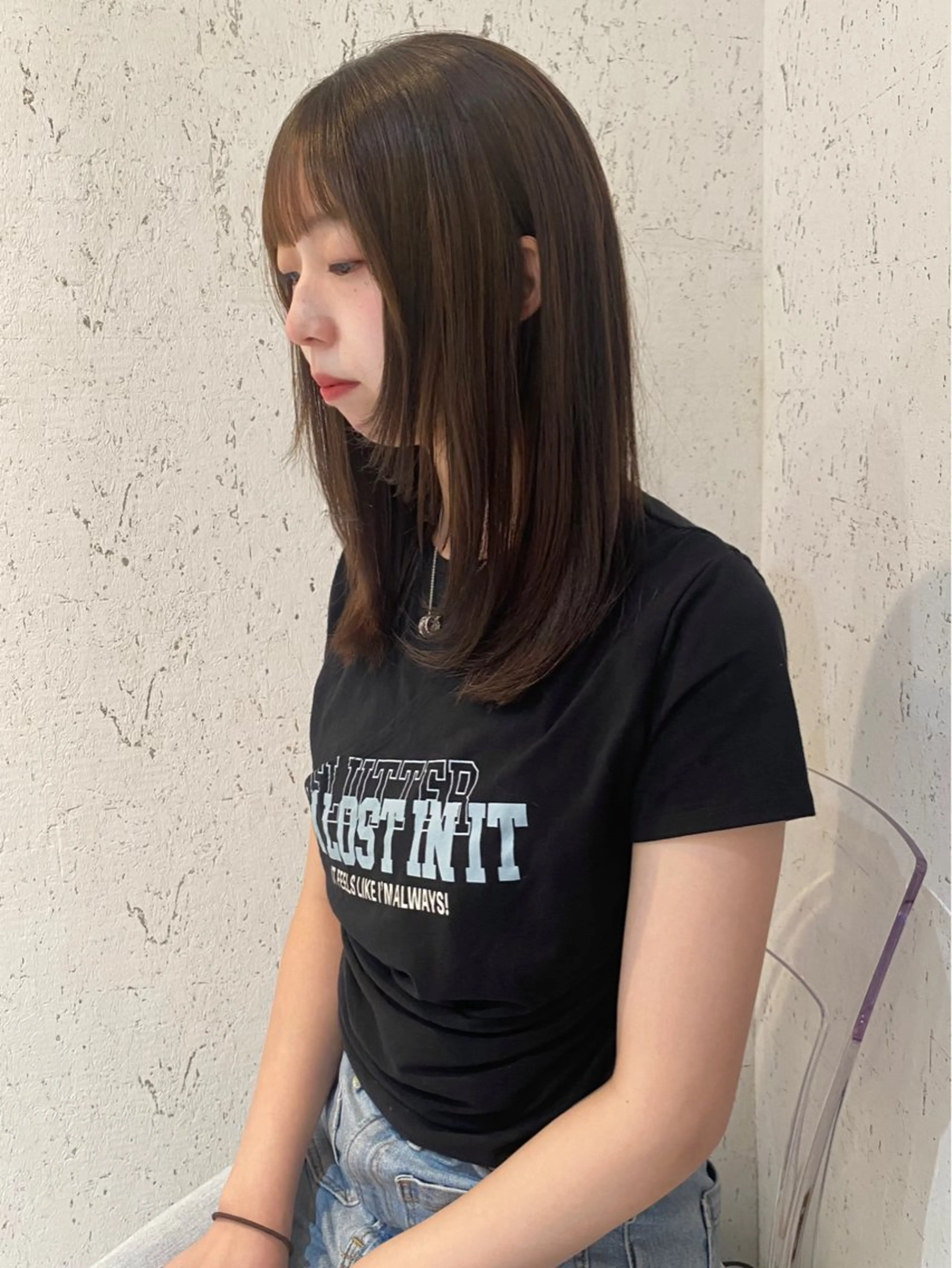 ロング カラー パーマ ベージュカラー カット ヘアカラー 縮毛矯正 トリートメント mai / linoah˚✧のヘアスタイル