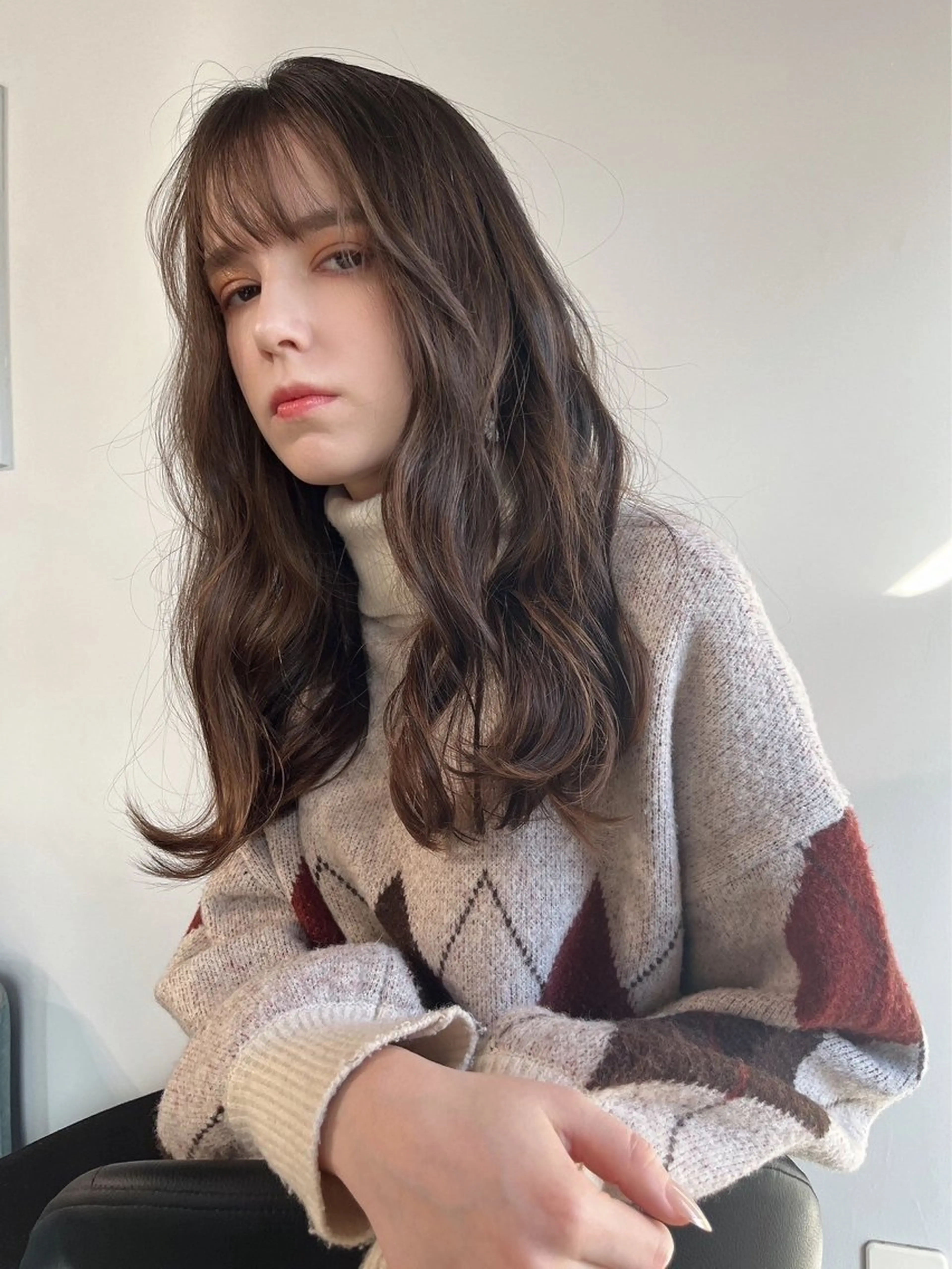 ロング カラー ブラウンカラー ナチュラルブラウン 外国人風カラー カット ヘアカラー トリートメント ☀️Luana☀️ 公式/大通のヘアスタイル