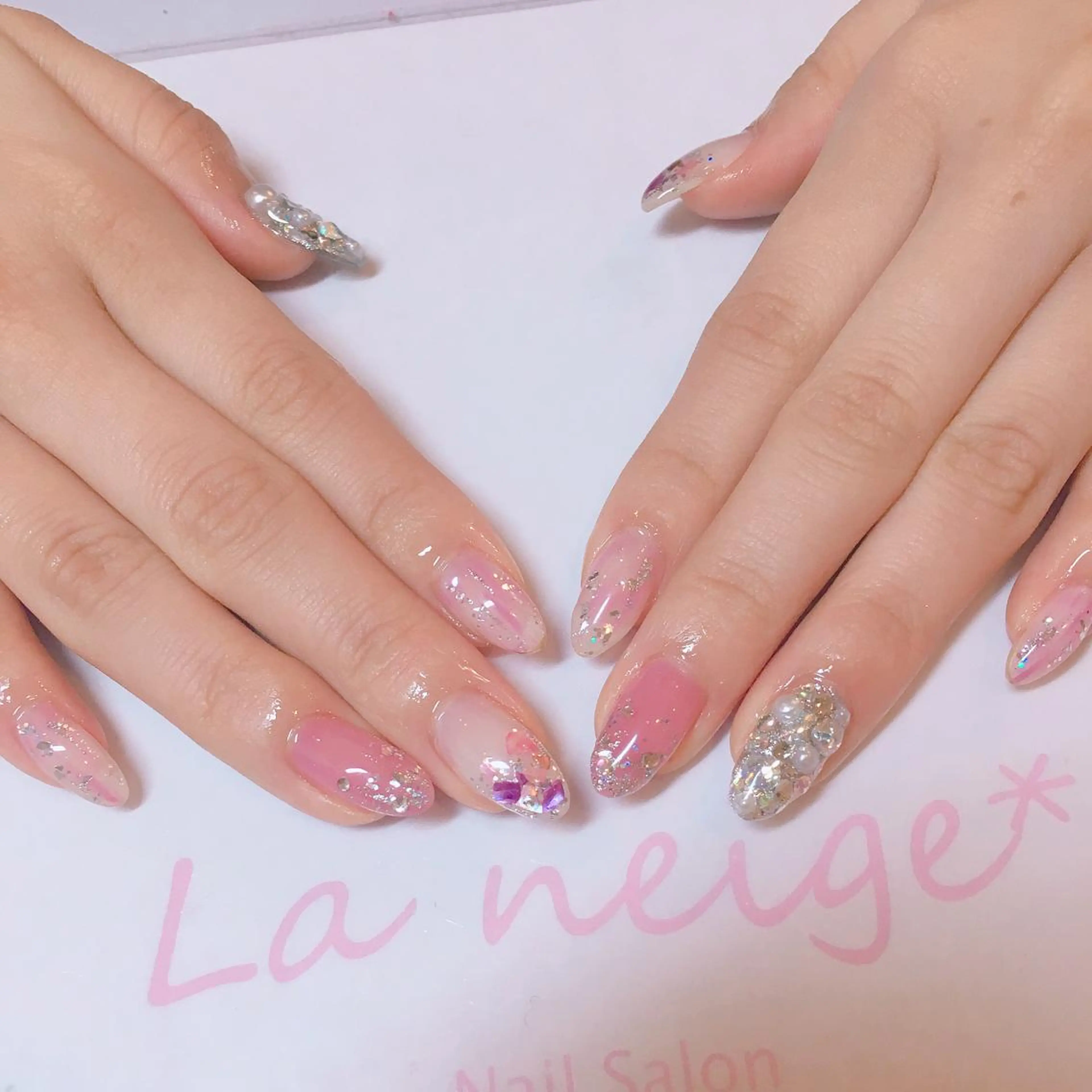 ネイル La neige* yuki 🥯🍑のネイルデザイン