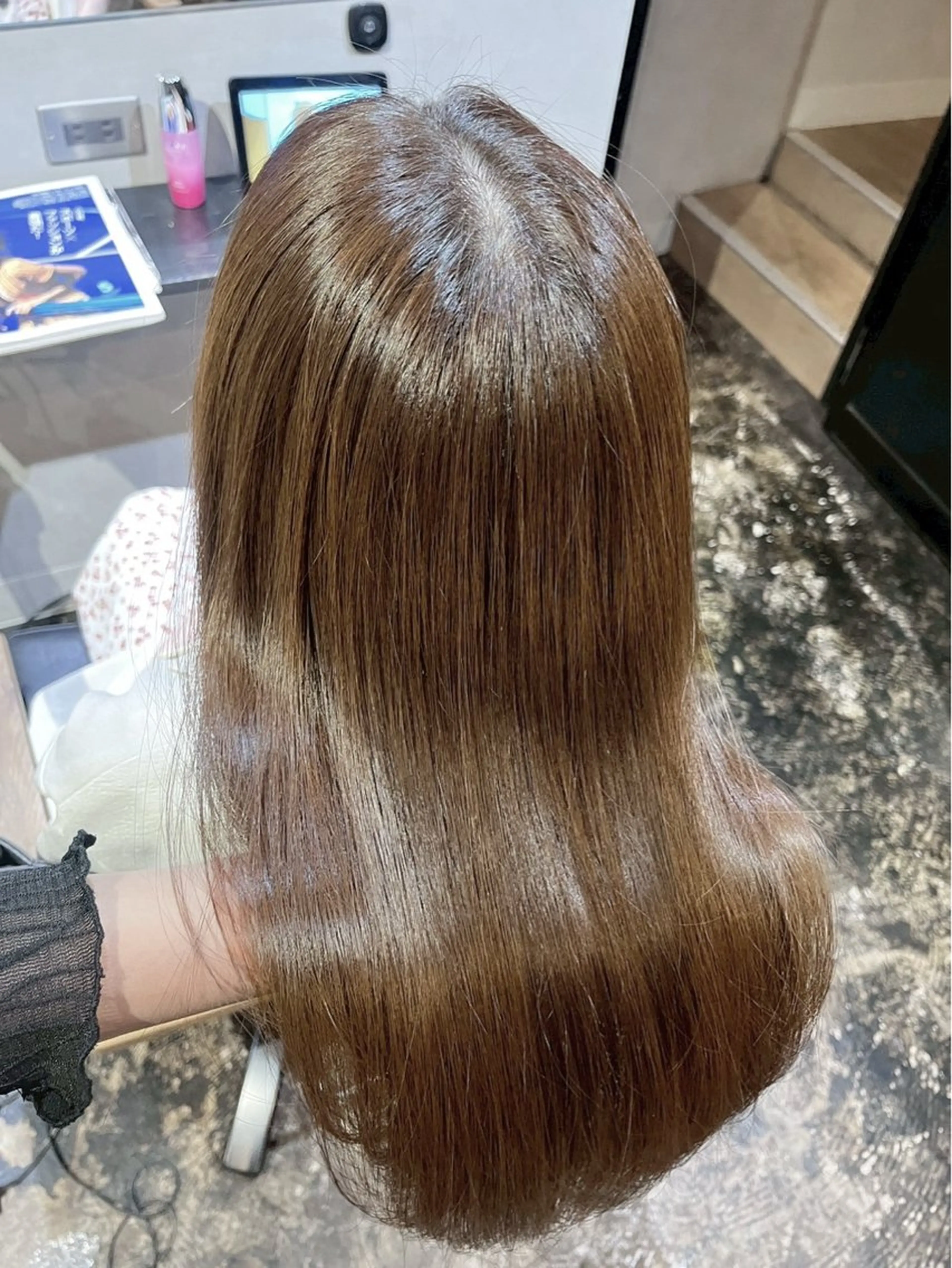 ロング カラー カット ヘアカラー トリートメント ハイトーン/韓国風/ 艶髪/吉祥寺のヘアスタイル