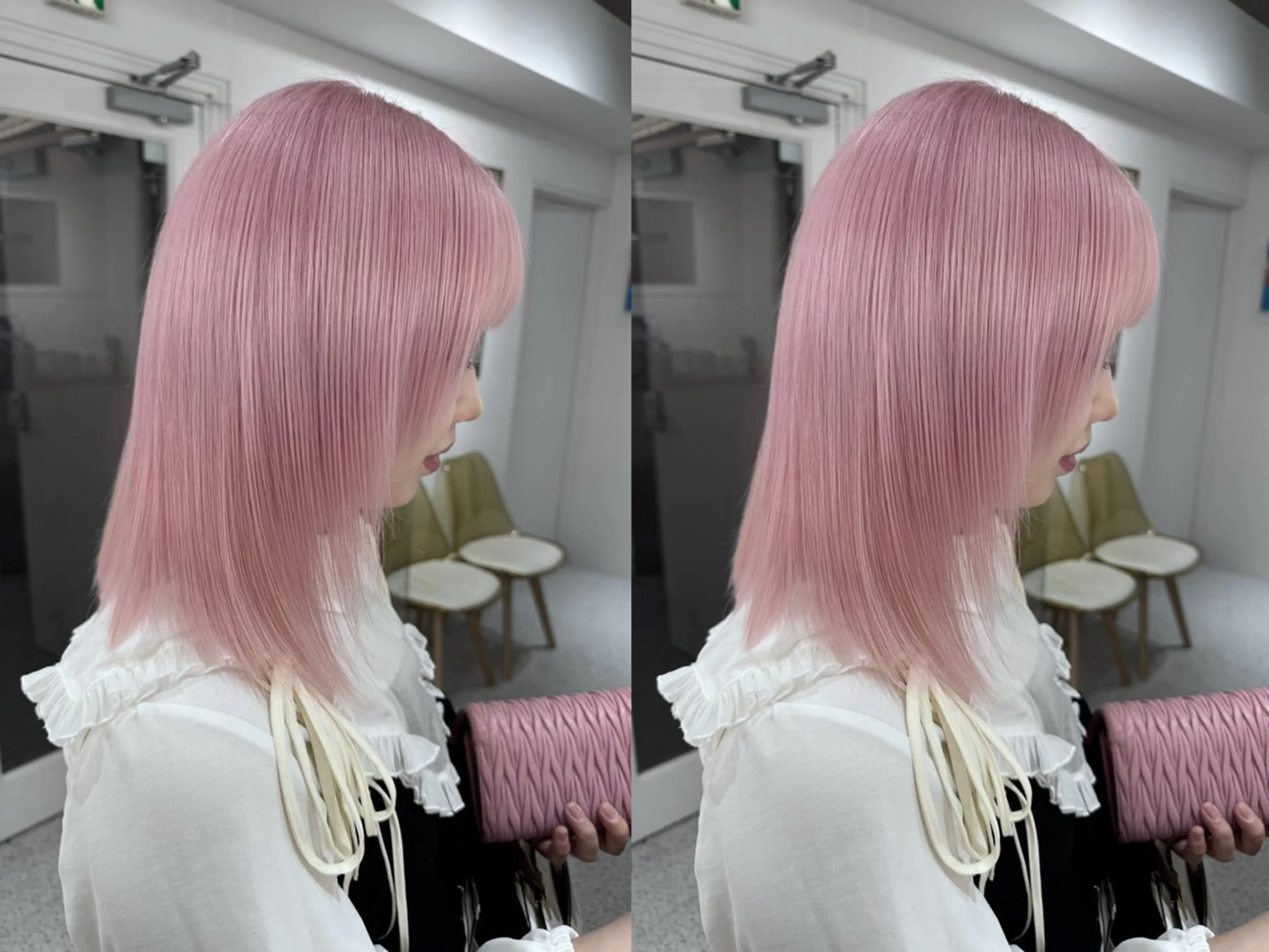 カラー ヘアカラー トリートメント PELE所属・ハイトーン/PELE 原宿/Kanau🥀のヘアスタイル