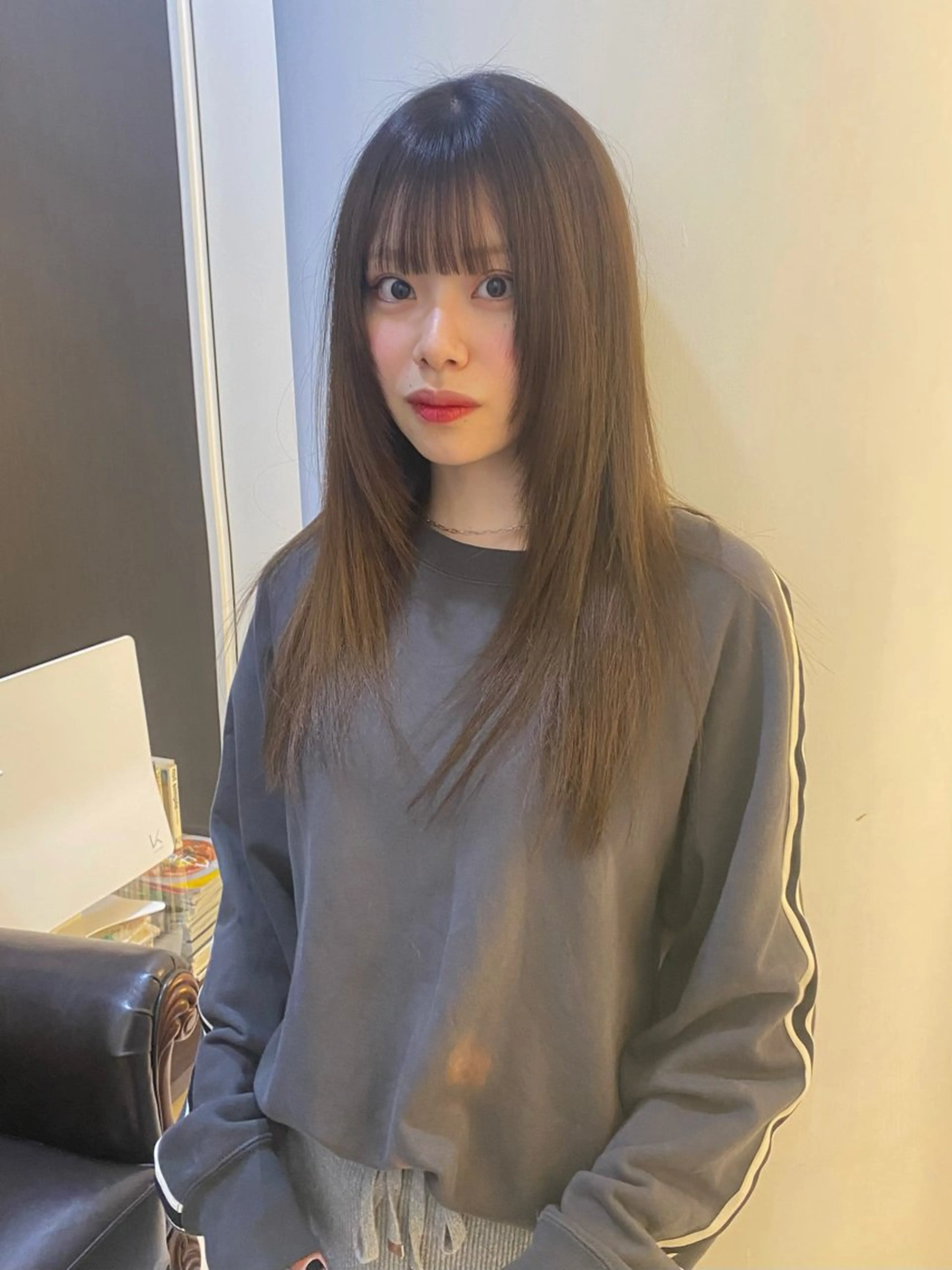 ロング カラー パーマ 縮毛矯正 カット ヘアカラー トリートメント mai / linoah˚✧のヘアスタイル