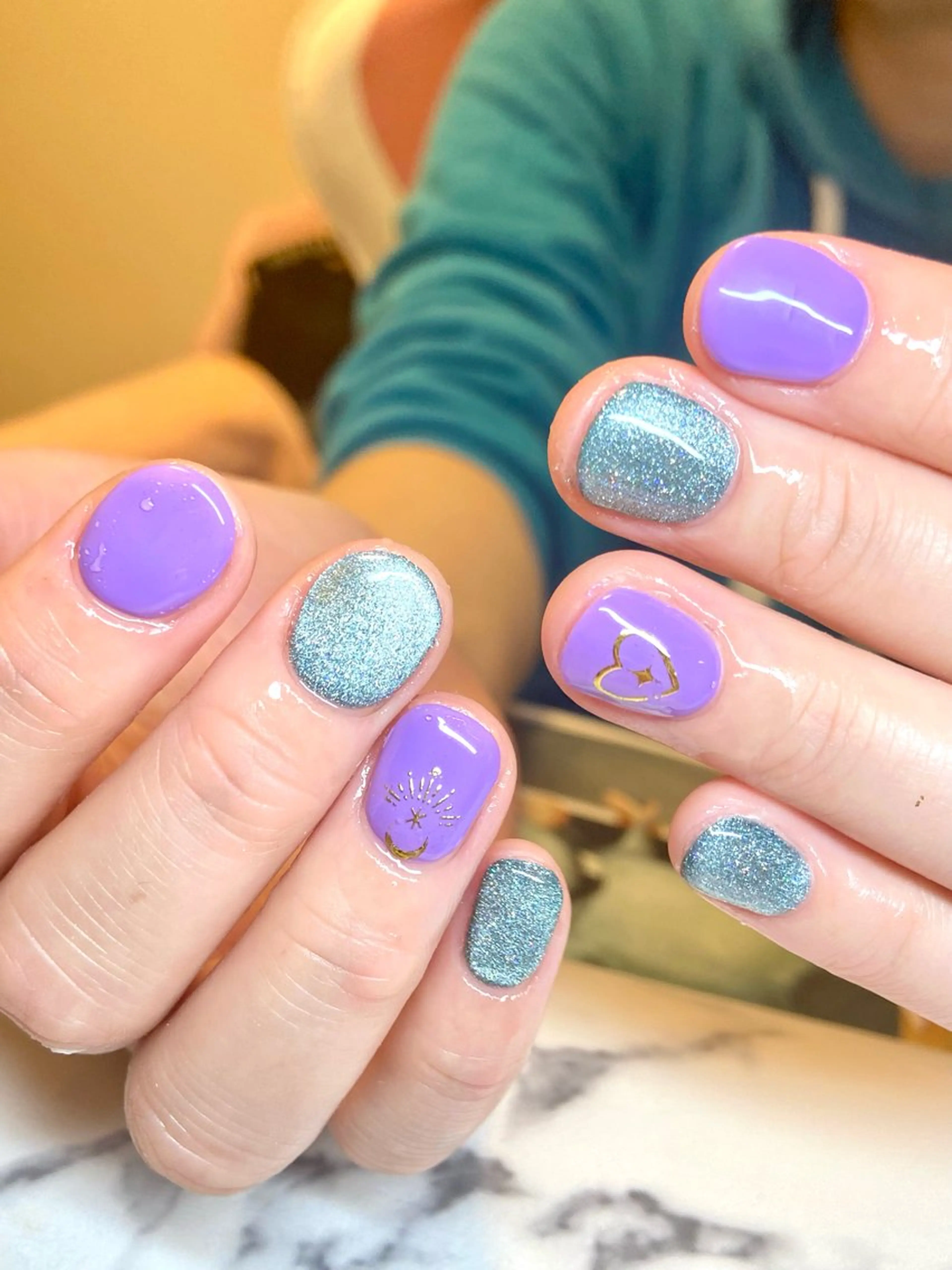 ネイル マグネットネイル ワンカラーネイル HandSnail自宅サロン所属・HandSnail 座間自宅ネイルサロンのネイルデザイン