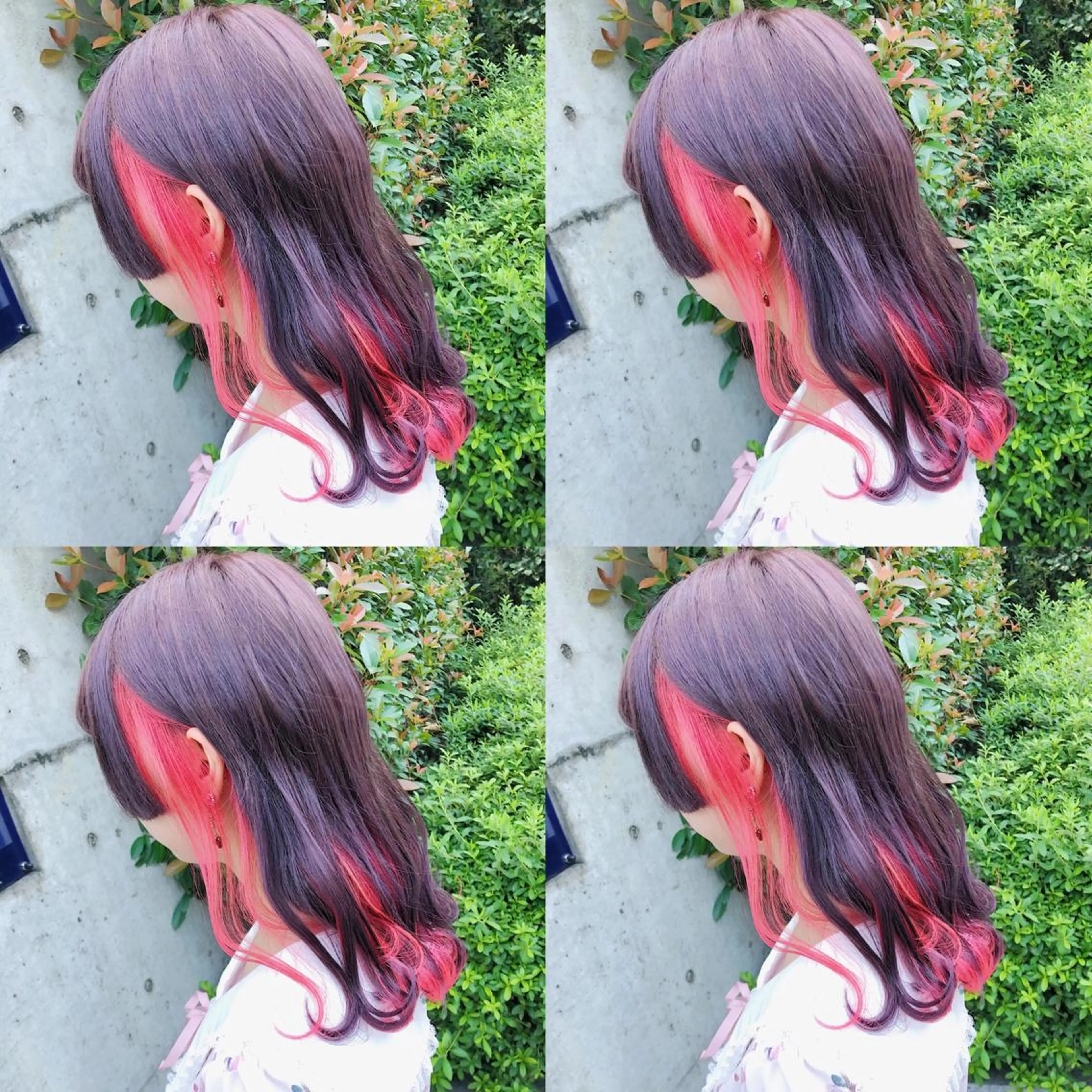 ロング カラー ヘアアレンジ メンズ キッズ ヘアカラー トリートメント ヘアセット 💟Chloe原宿店 🩶ハイトーンのヘアスタイル