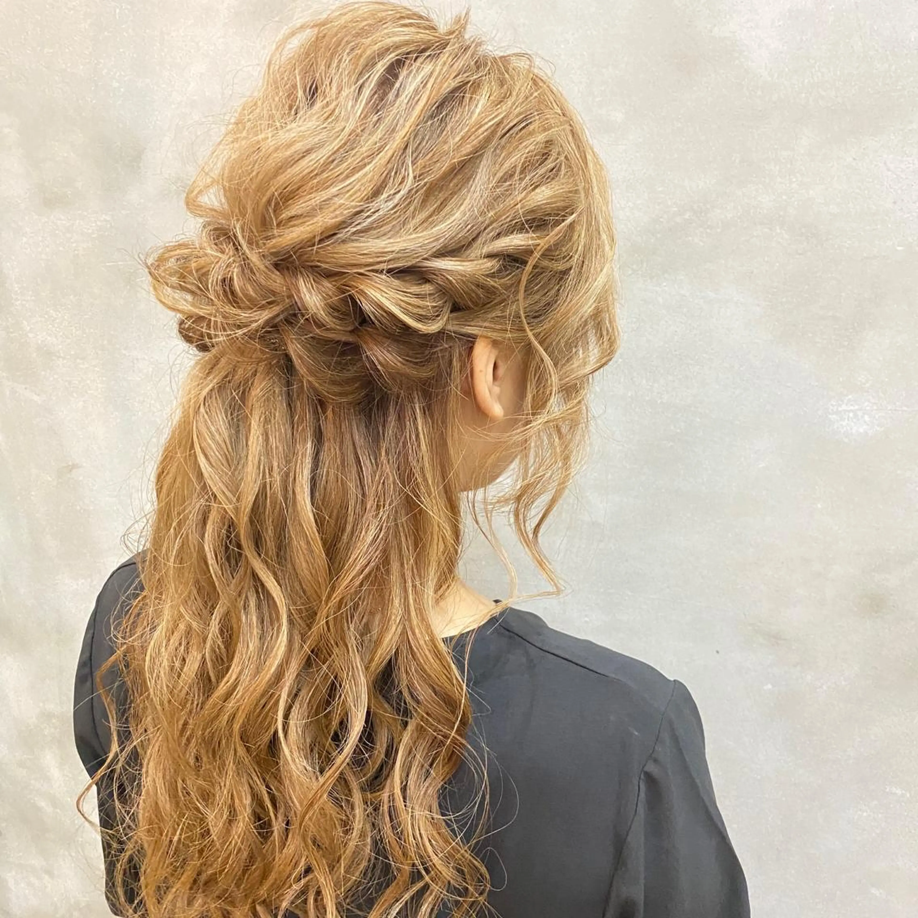 ロング まつパ・ヘアセット ♡Chinami♡のマツエク・マツパデザイン