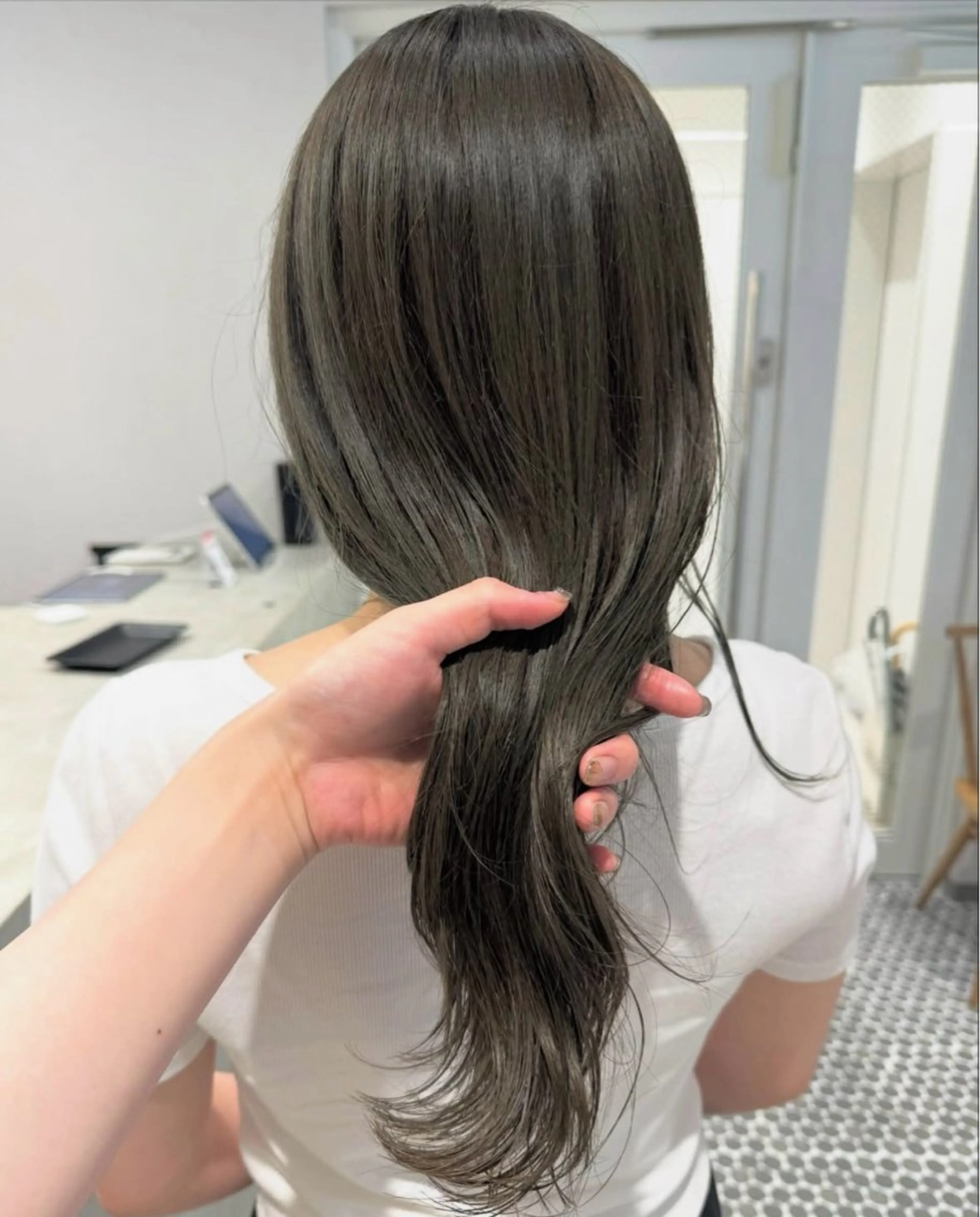 ロング カット ヘアカラー トリートメント 透明感カラー✴︎ SAYAKAのヘアスタイル