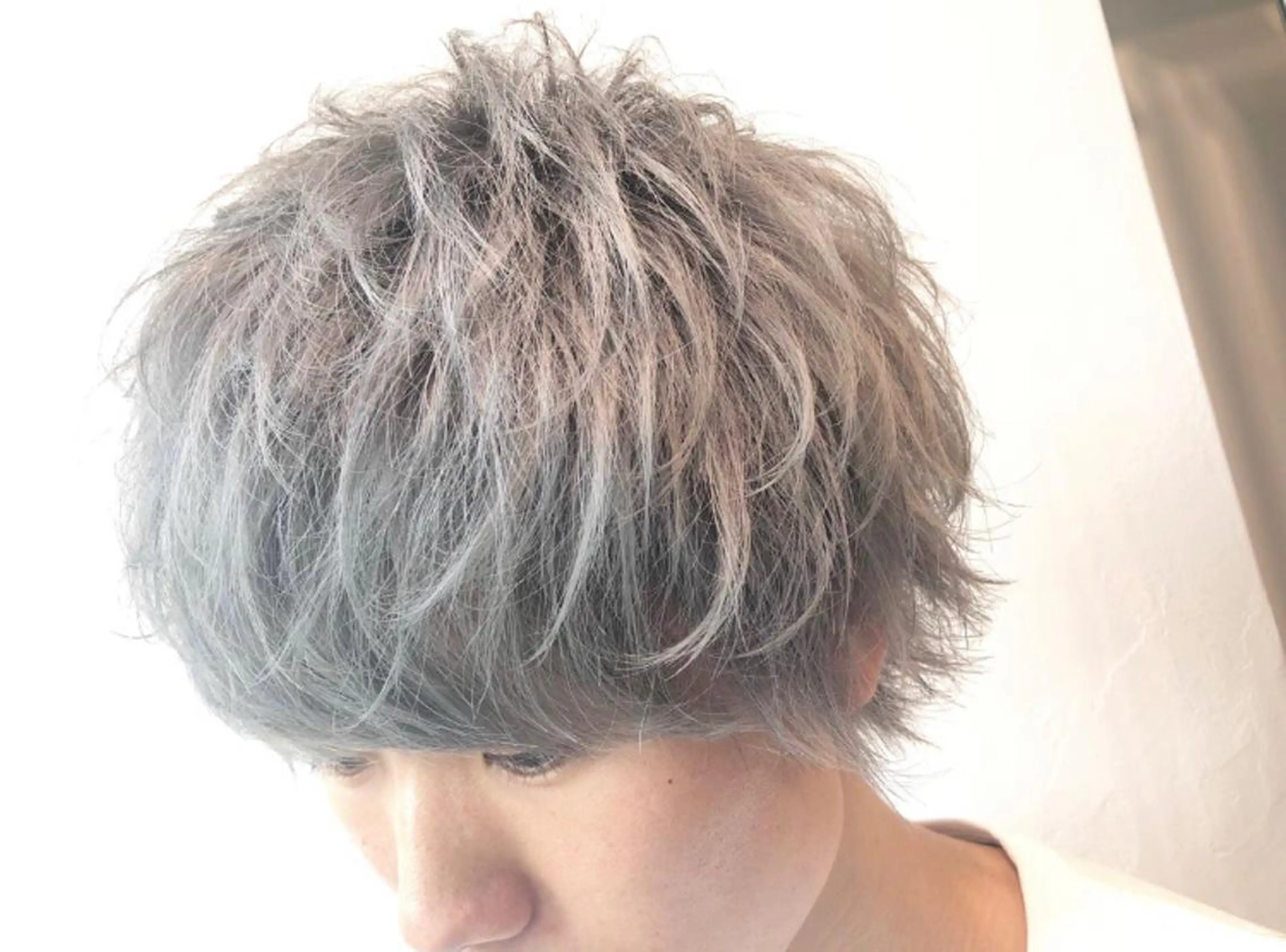 カラー メンズ BABY 艶髪暗髪ヘア💖達人のヘアスタイル