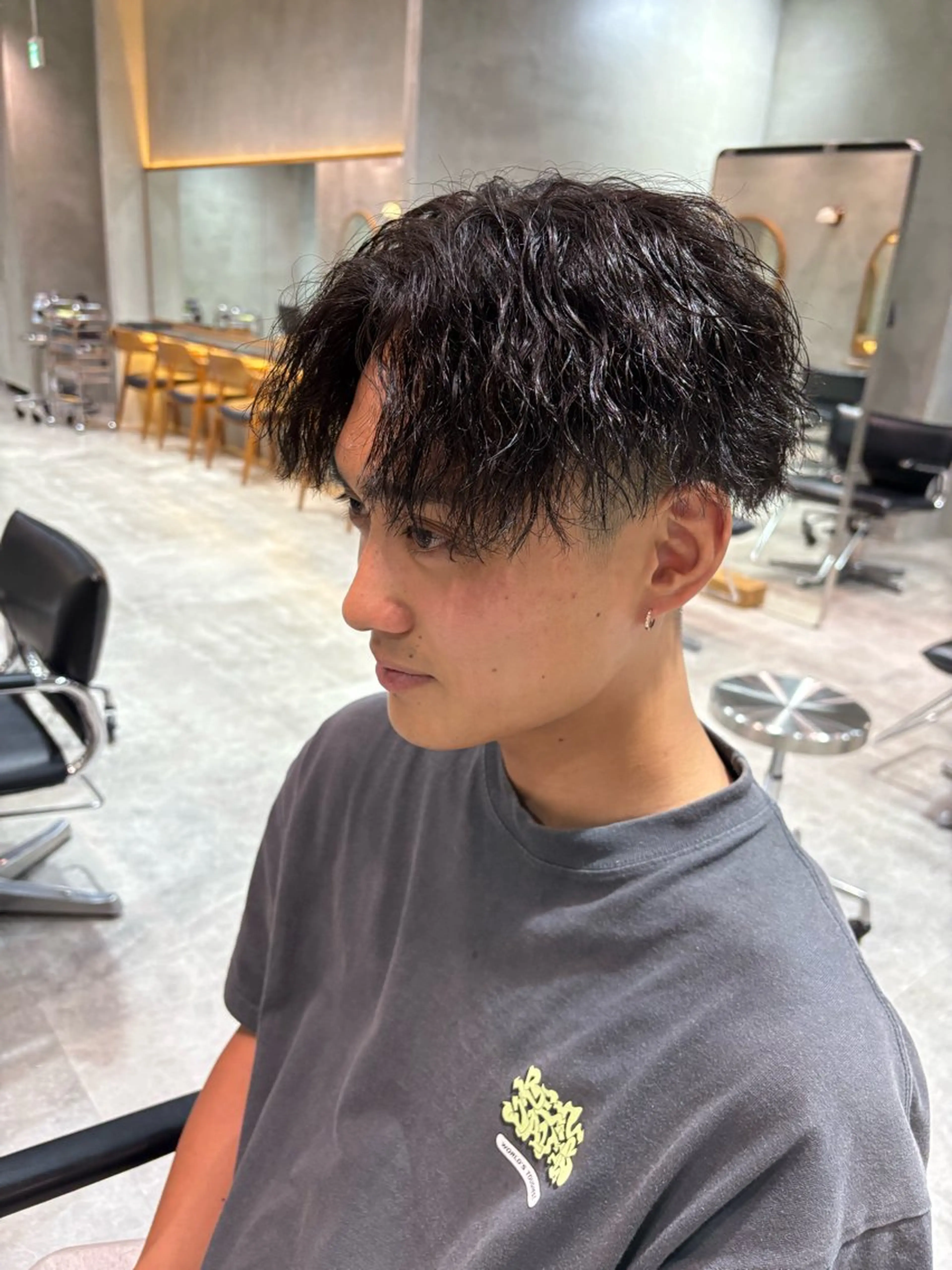 ミディアム パーマ カット パーマ fifth/渋谷/ パーマ/イクミのヘアスタイル