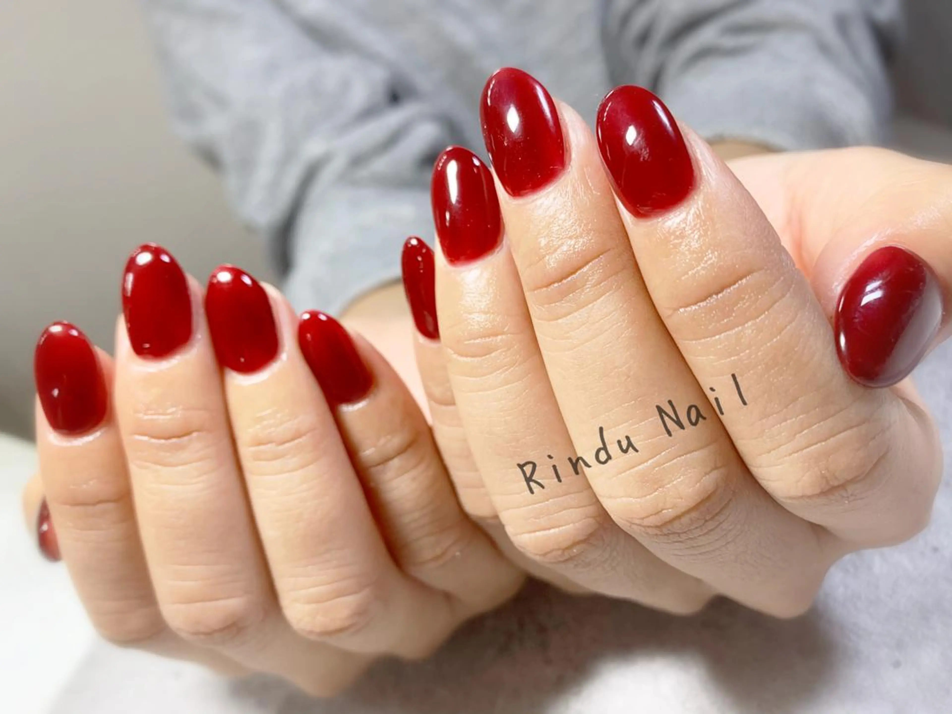 ネイル ワンカラーネイル Rindu Nail 名駅miniのネイルデザイン