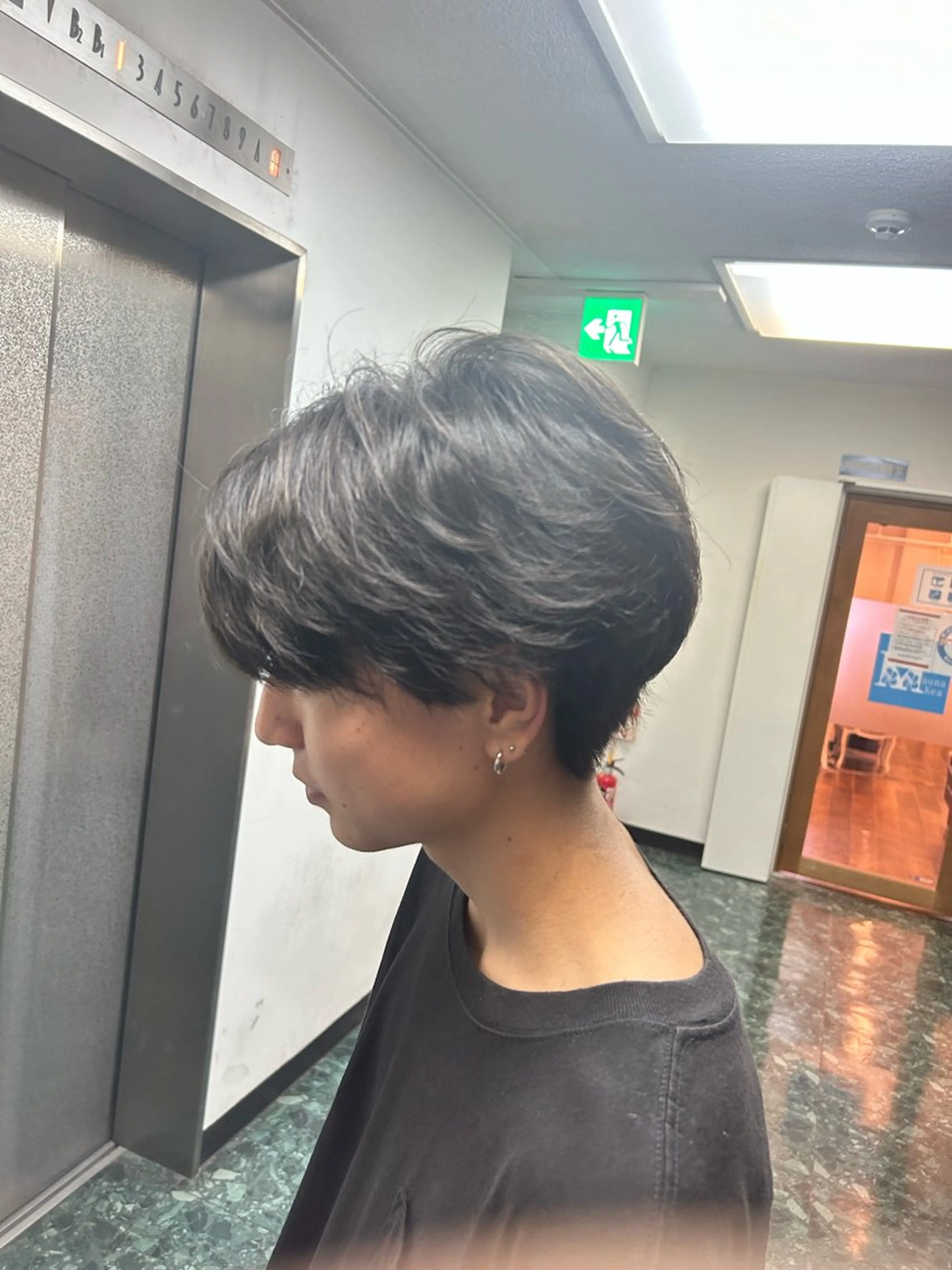 ショート パーマ メンズ カット パーマ CECIL hair なんば店所属・メンズパーマ 艶髪☆店長☆有馬のヘアスタイル