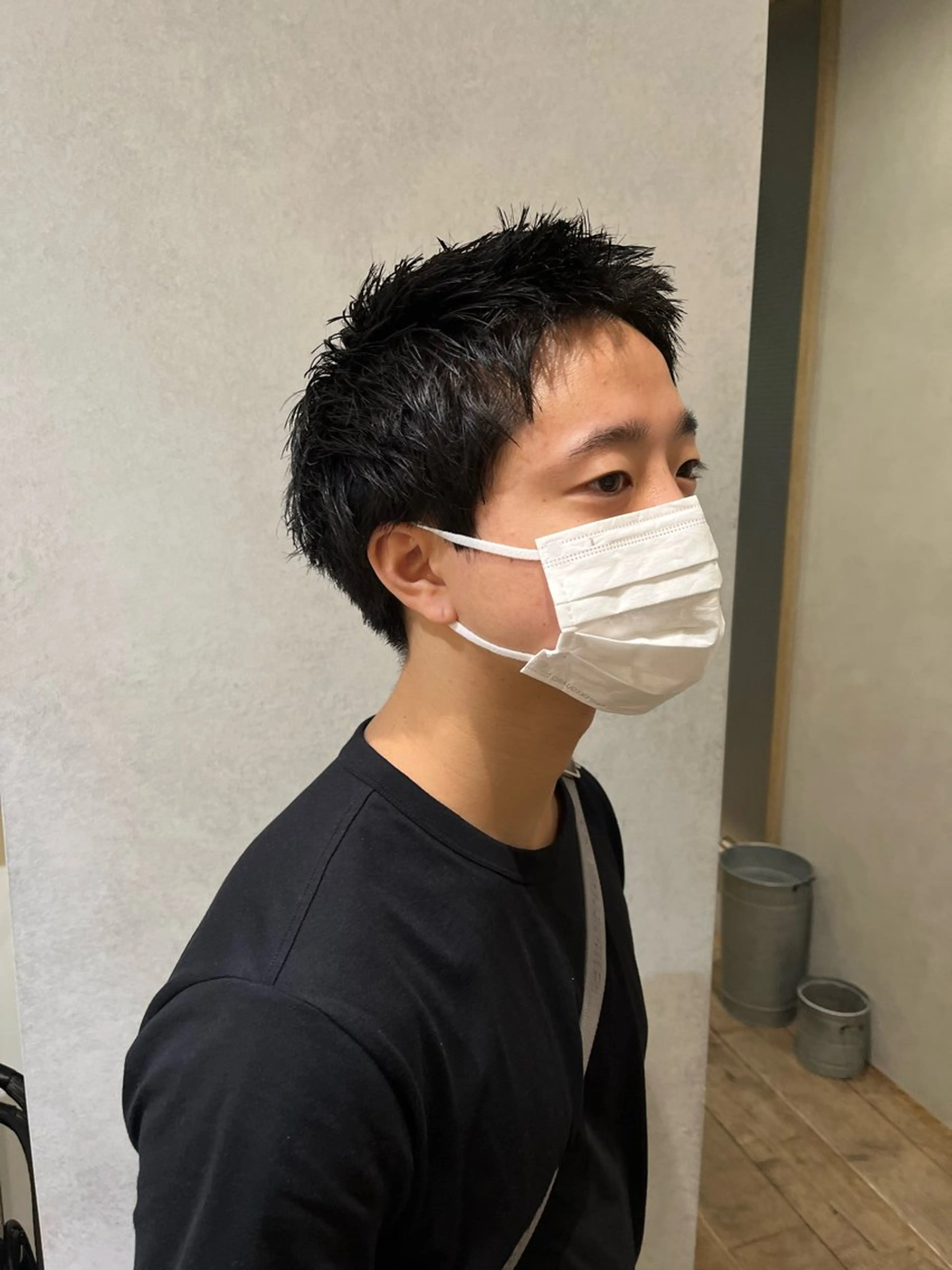 ショート メンズ メンズハイトーン 刈り上げ ショートヘア カット CANAAN hair salon 表参道店所属・🌿‬ナチュラルヘア /パーマ/蒼真🍃のヘアスタイル