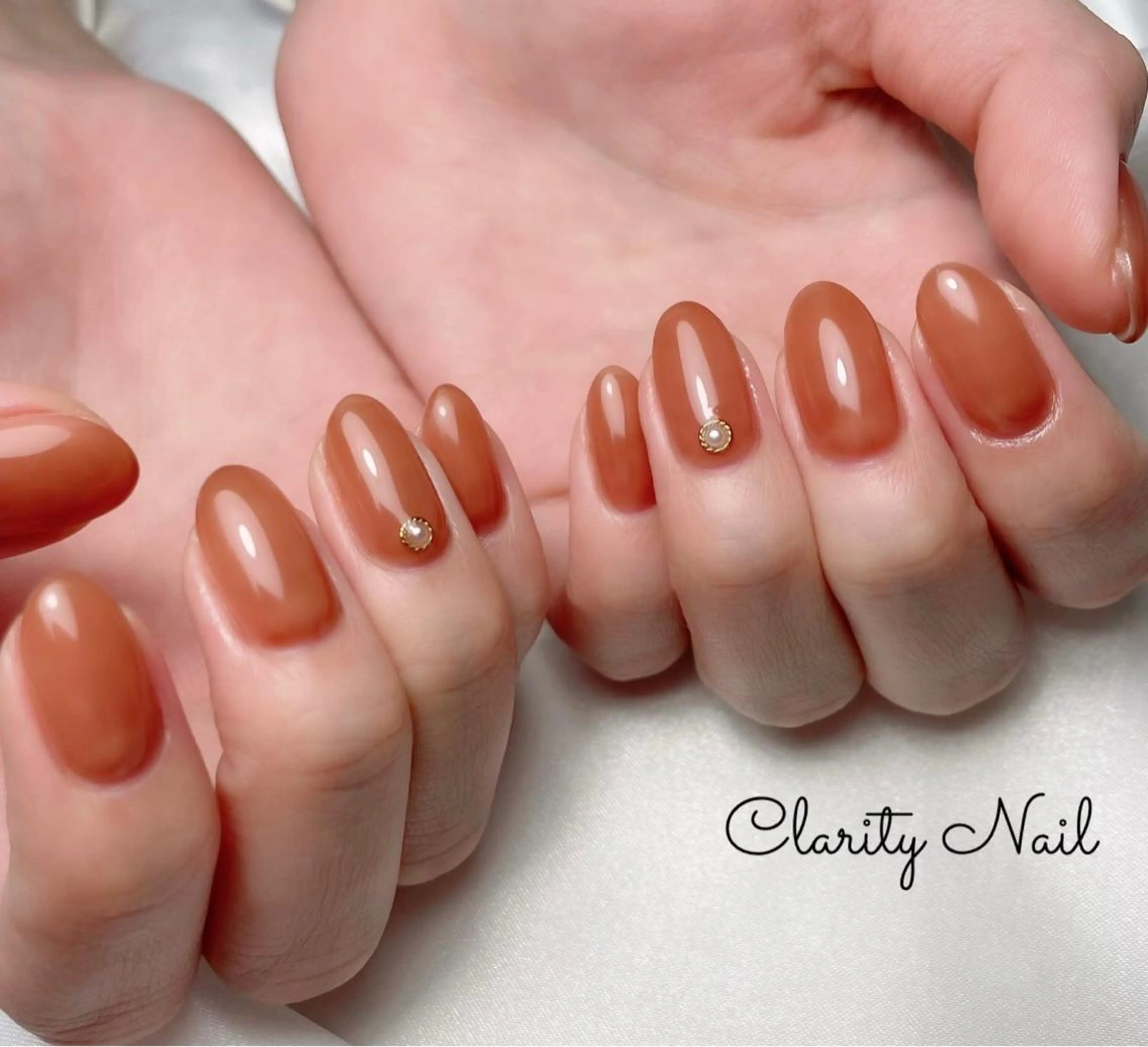 ネイル ワンカラーネイル ハンドネイル Clarity Nailのネイルデザイン