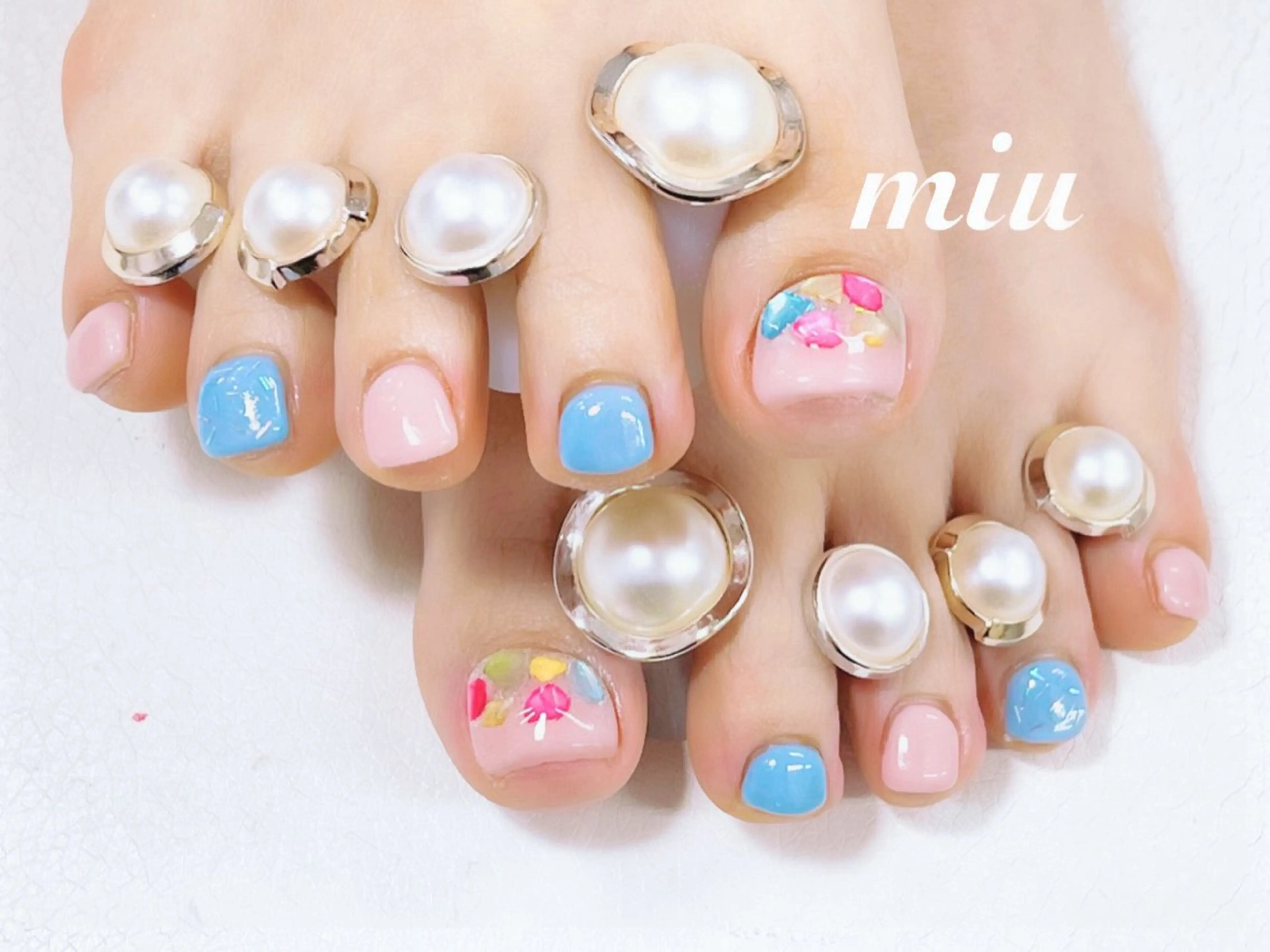 ネイル フットネイル miu nail 🐾mihoのネイルデザイン
