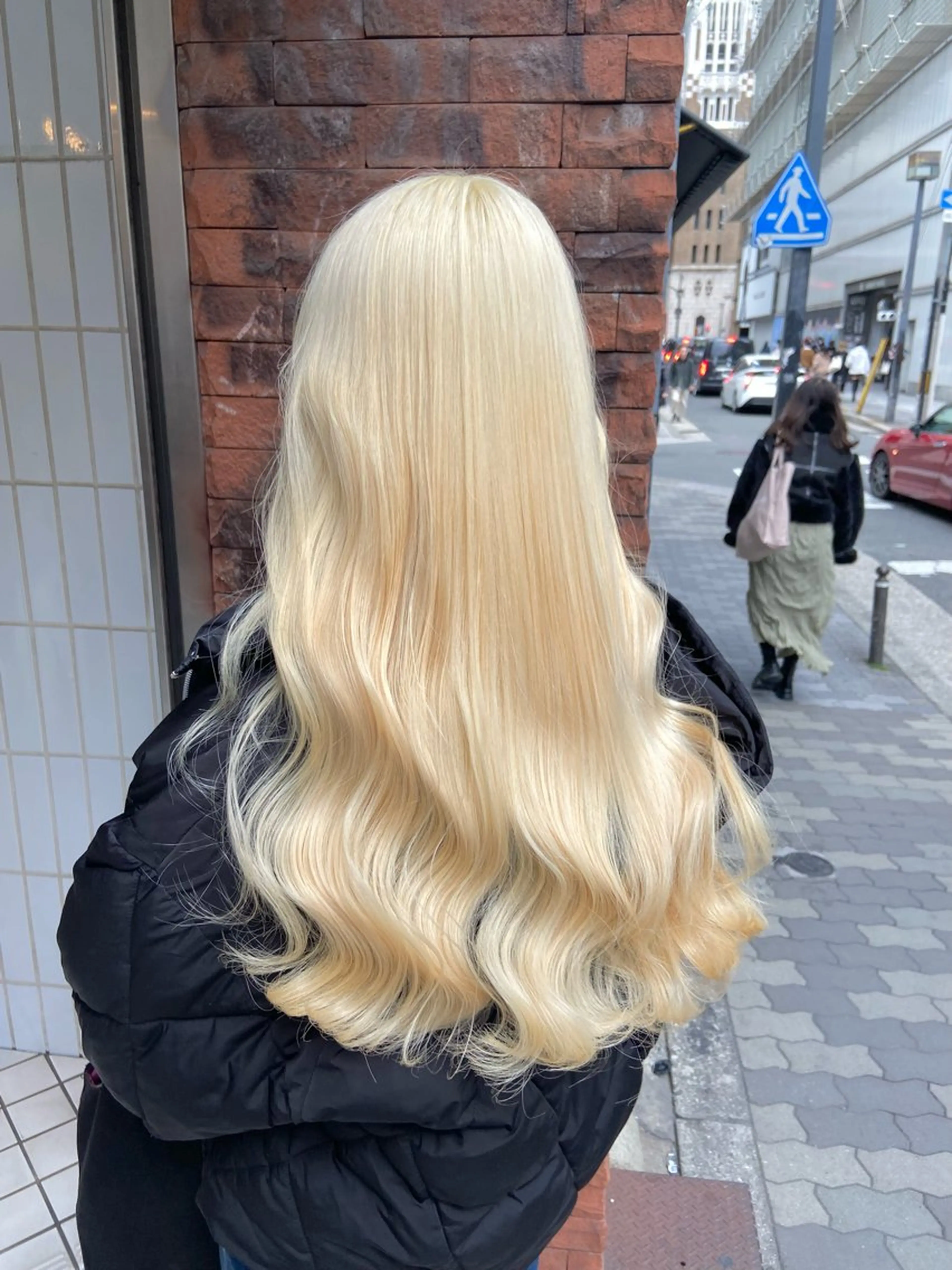 ロング カラー シールエクステ デザインカラー ハイトーンカラー インナーカラー エクステ SEDEAL所属・ハイトーン/エクステ 韓国風/y2kカイラのヘアスタイル