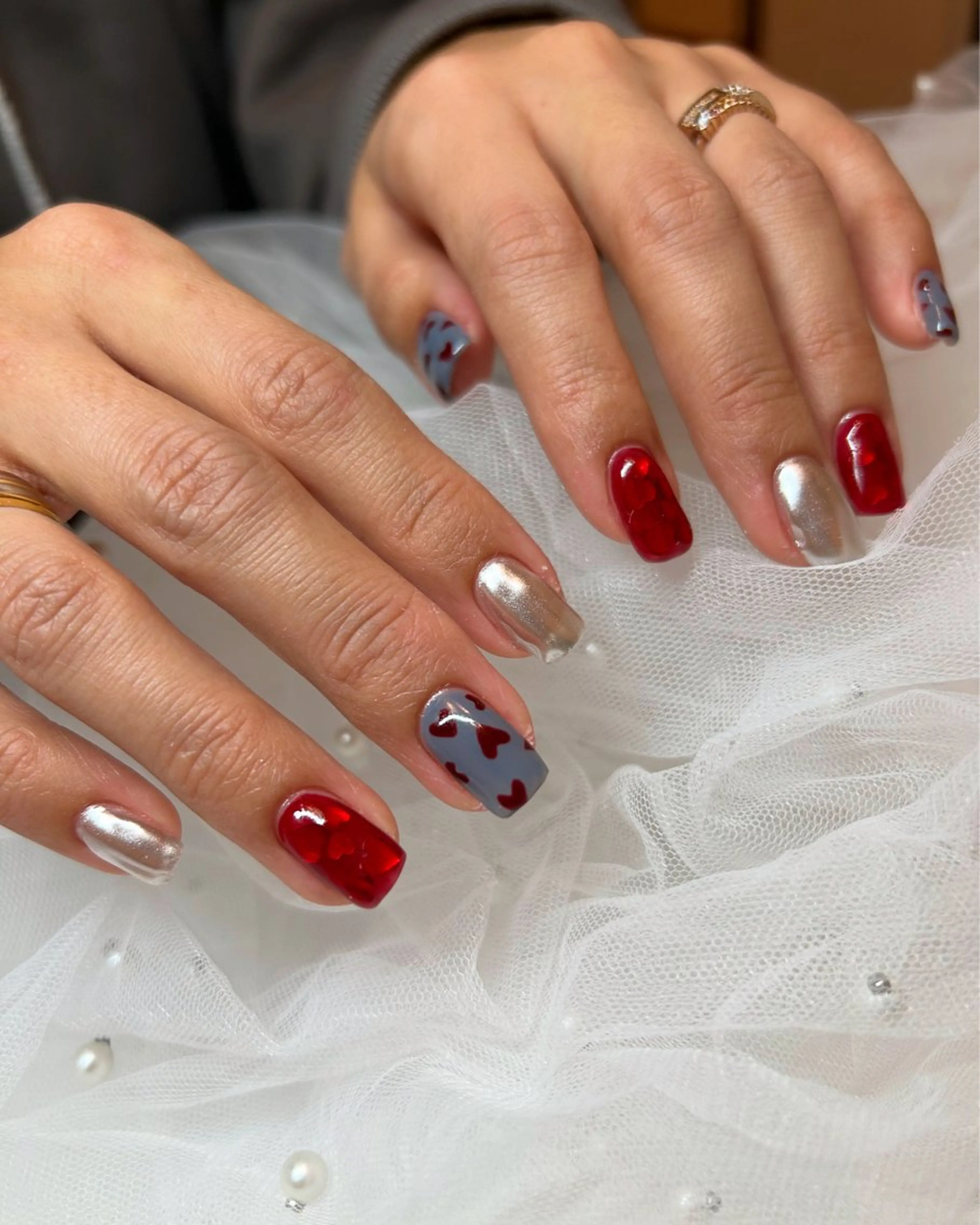 ネイル takara nail所属・takara射水高岡 マグネット韓国ポップのネイルデザイン