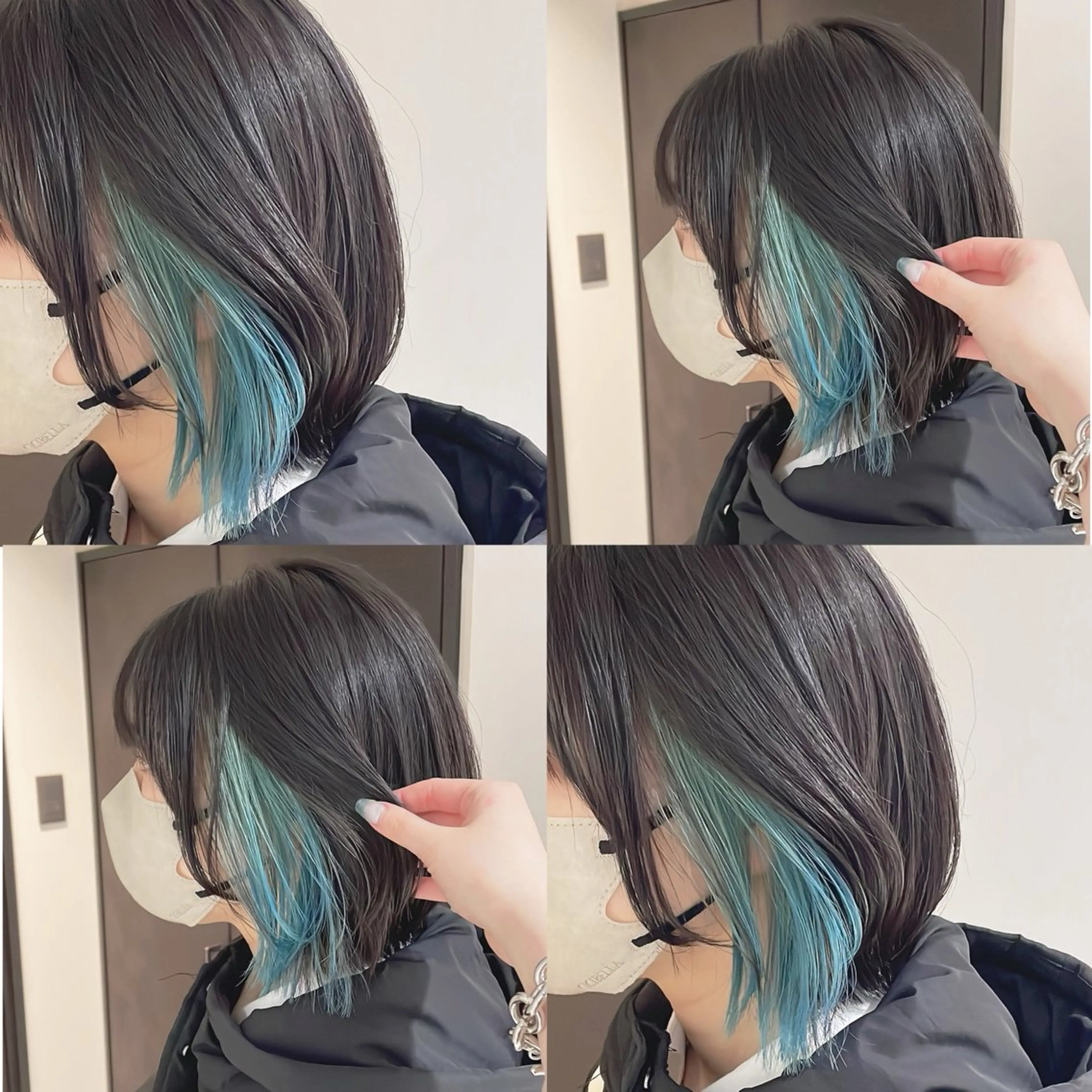 カラー ブリーチ ヘアカラー トリートメント 渋谷:インナーカラー ／🍒エリカ🍒のヘアスタイル