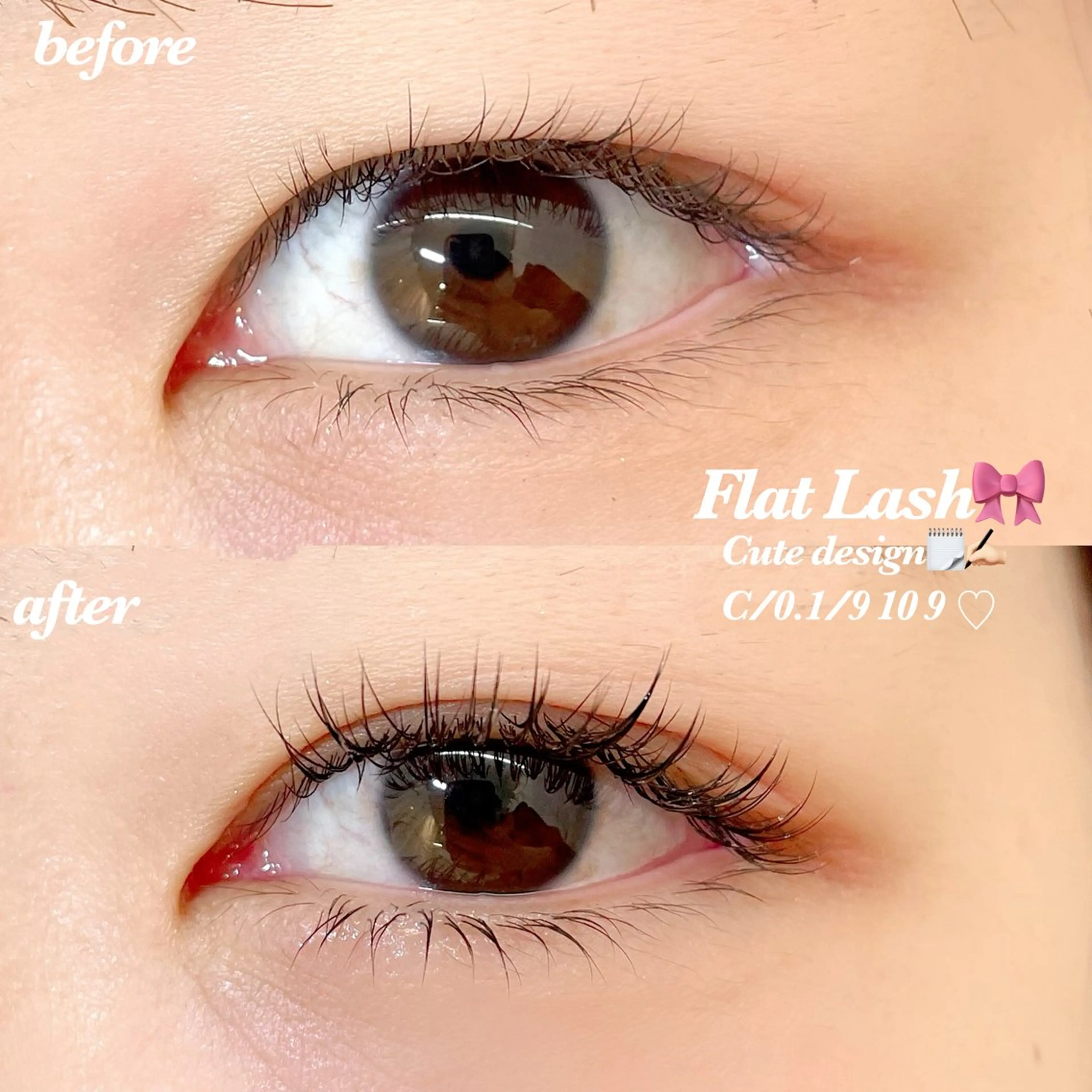 マツエク・マツパ フラットラッシュ eyelist 相樂のマツエク・マツパデザイン