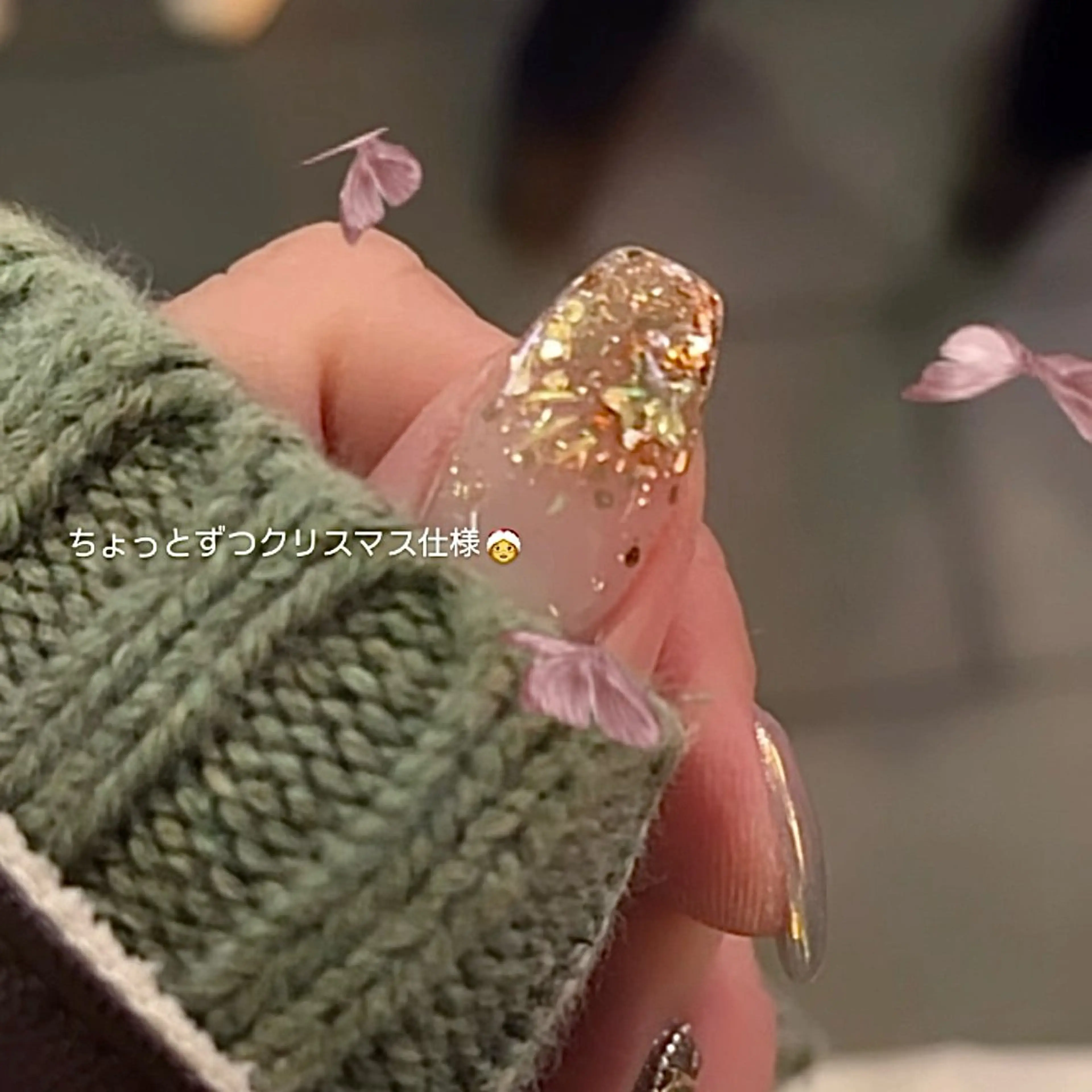 ネイル グラデーション キラキラネイル ラメ(グリッター) ラメグラデーション ワンカラーネイル nail salon HERA所属・HERA 小橋川のネイルデザイン