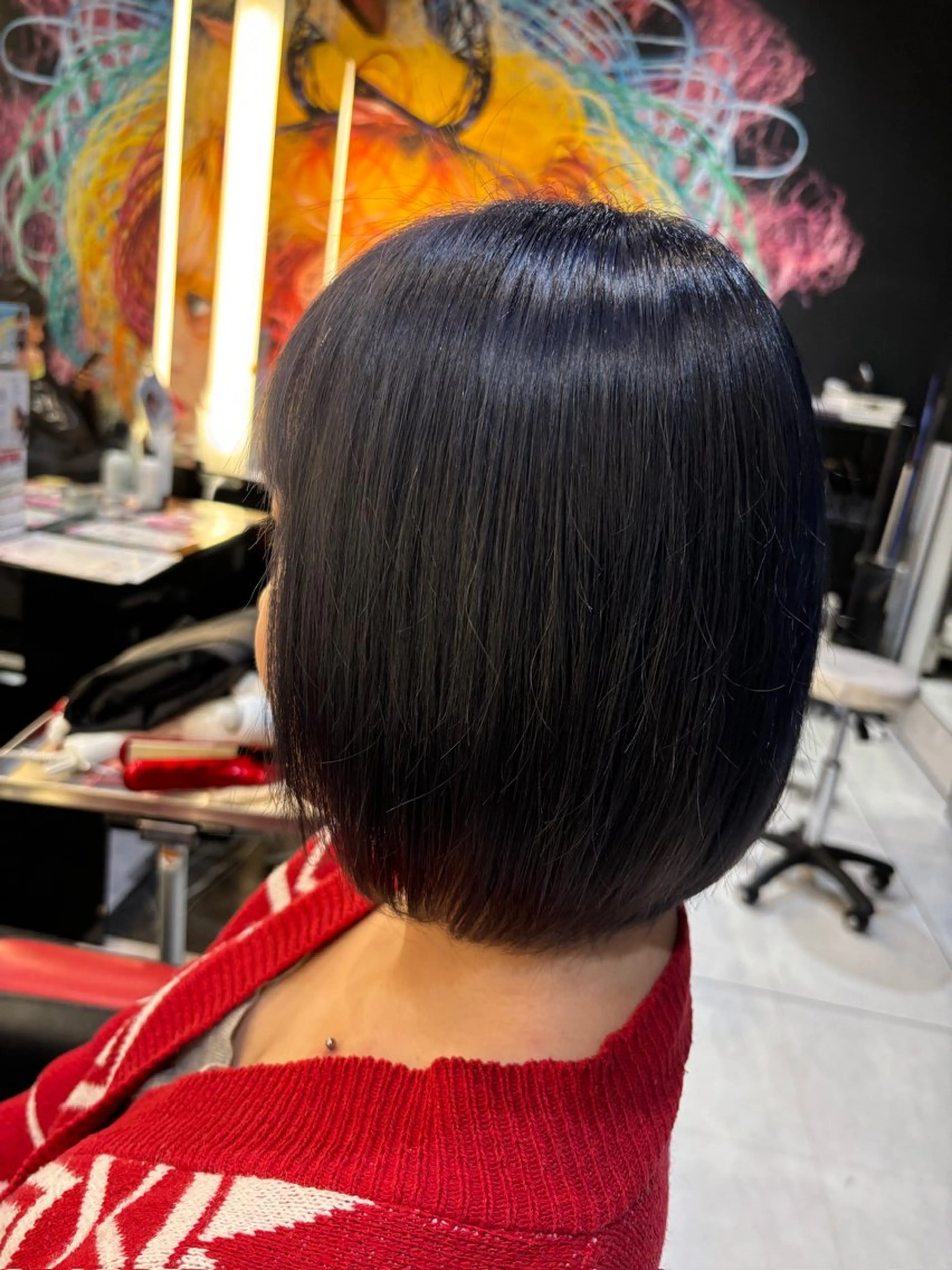 ミディアム カラー ブリーチ ケアブリーチ デザインカラー イルミナカラー 学生 ヘアカラー トリートメント ブリーチ/ヘアケア/ 艶髪/イギチハルのヘアスタイル