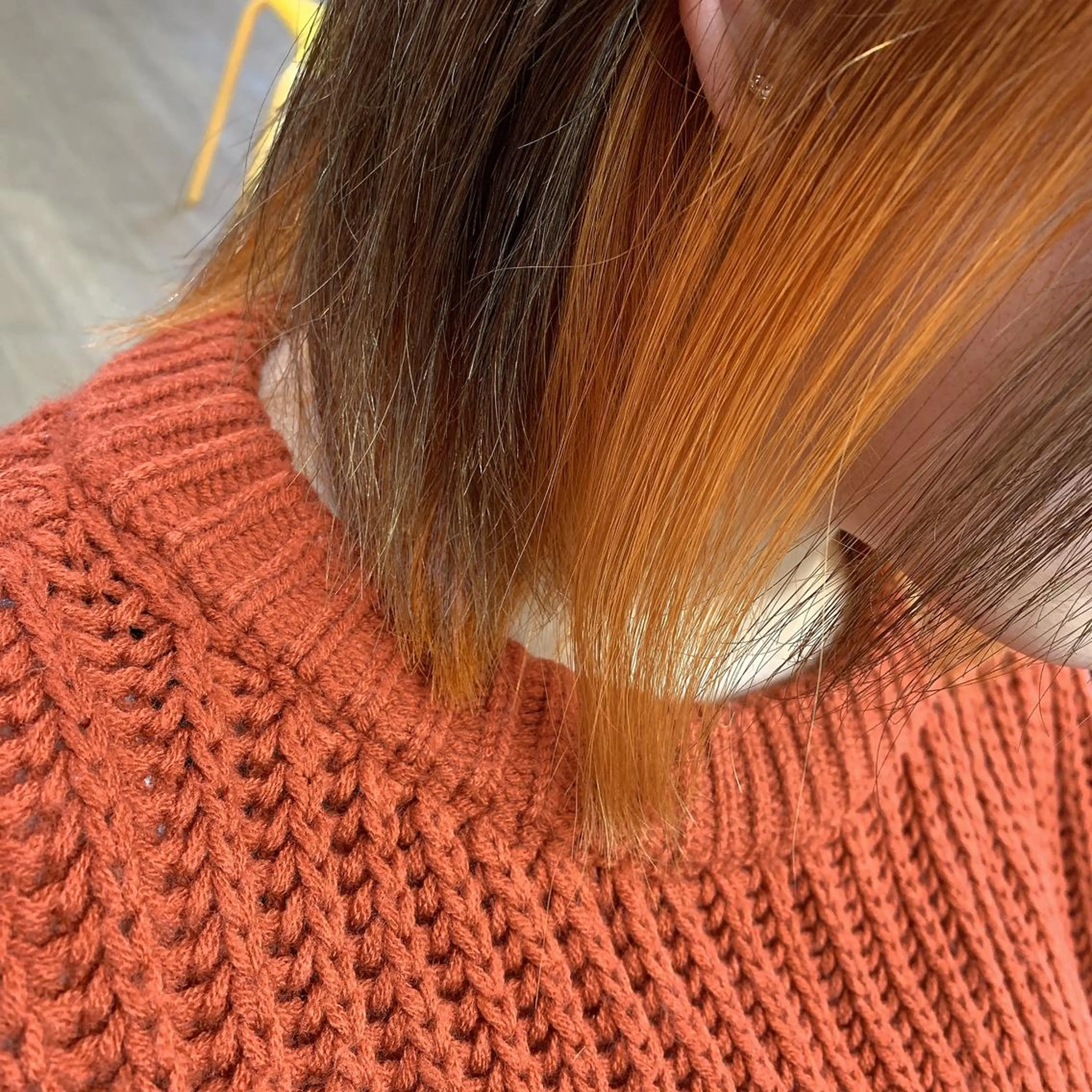 ミディアム カラー R ri R takagiのヘアスタイル