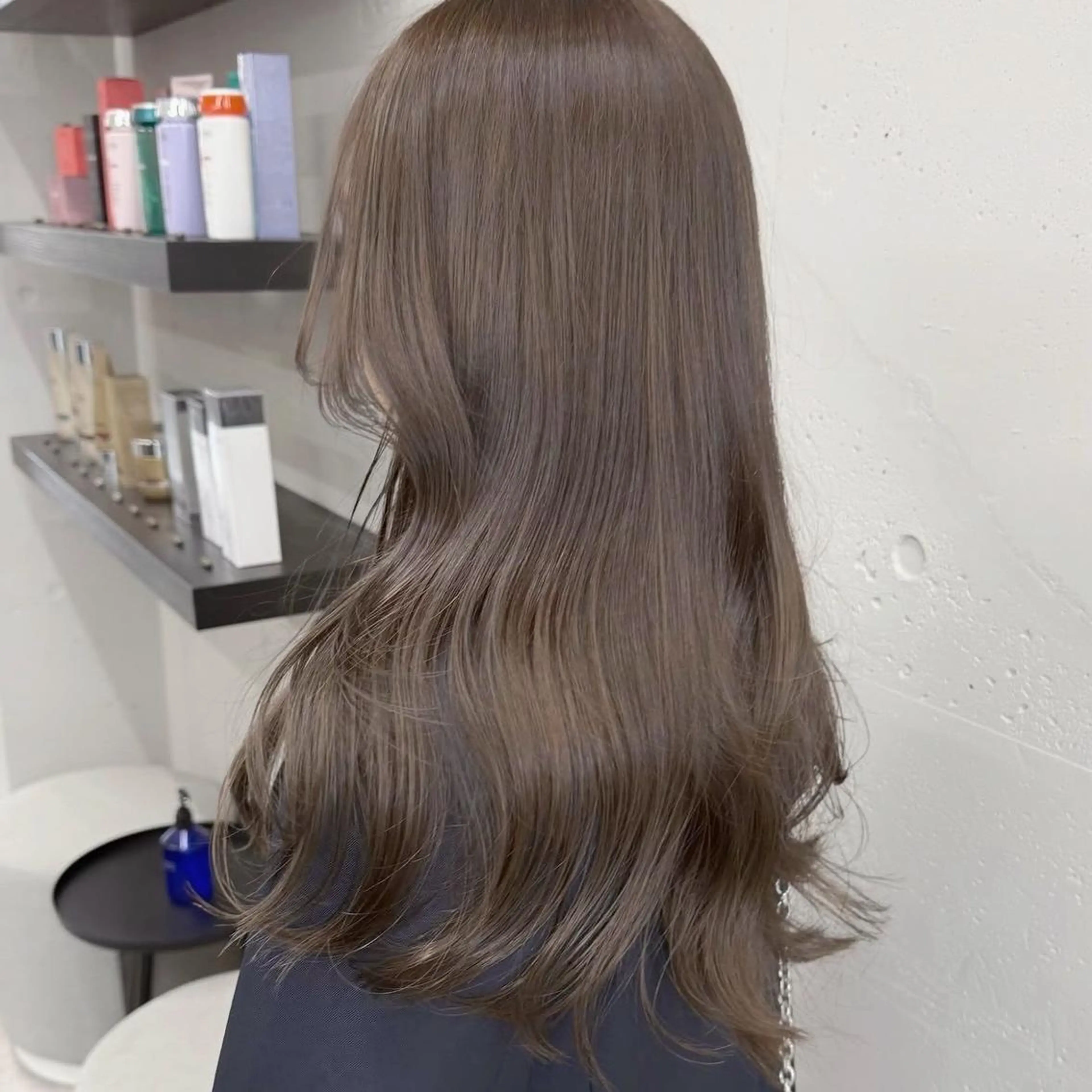 カラー セミロング ベージュカラー 透明感カラー モカベージュ ヘアカラー トリートメント 透明感🪽艶カラー☆ トレンドヘア✨のヘアスタイル